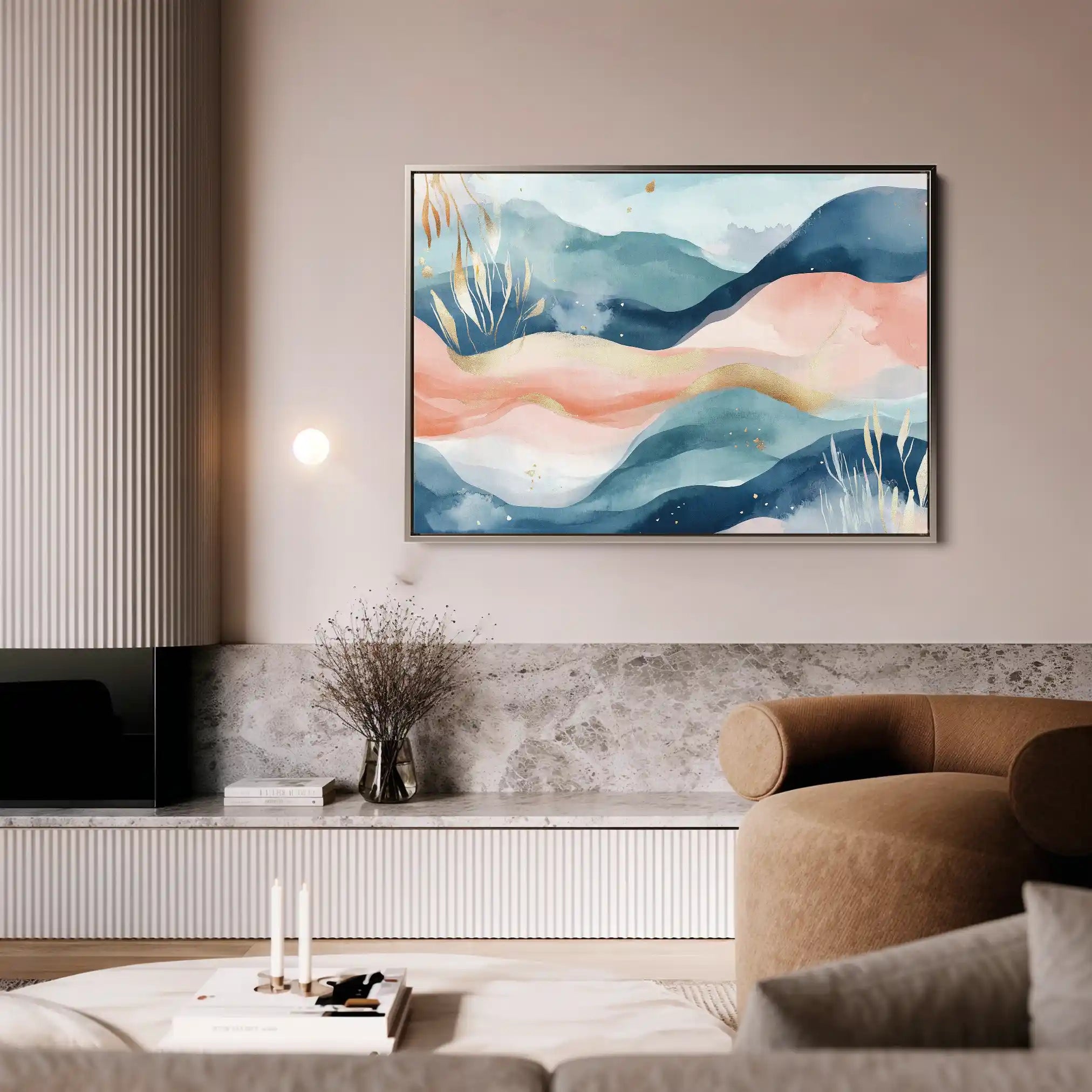 Boho 176 Canvas Art 90 x 60 cm / Stretched on hidden frame