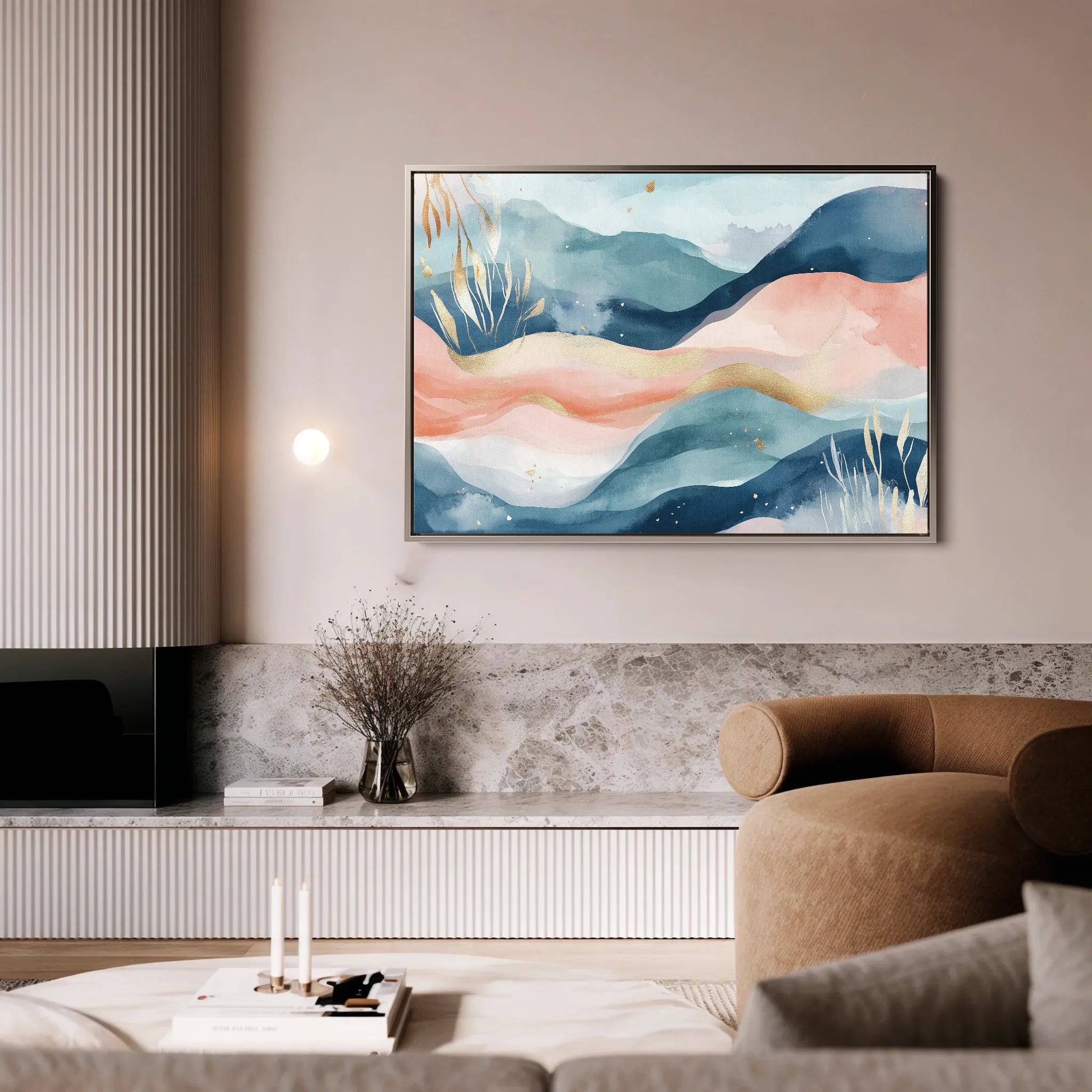 Boho Canvas Wall Art WAD176-BH 90 x 60 cm / Stretched on hidden frame