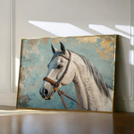Horses 176 Canvas Art 90 x 60 cm / Stretched on hidden frame