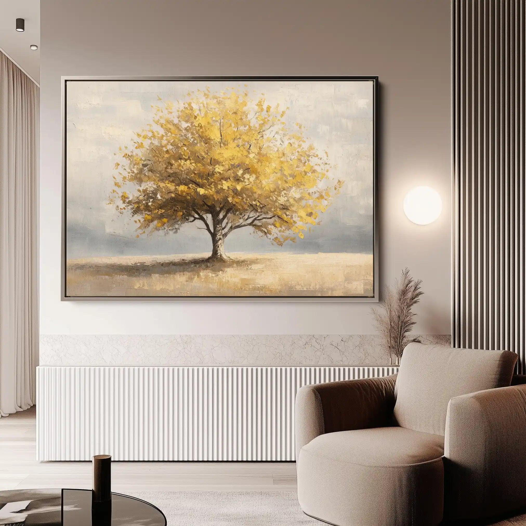 Landscape 176 Canvas Art 90 x 60 cm / Stretched on hidden frame