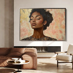 Portrait 176 Canvas Art 90 x 60 cm / Stretched on hidden frame