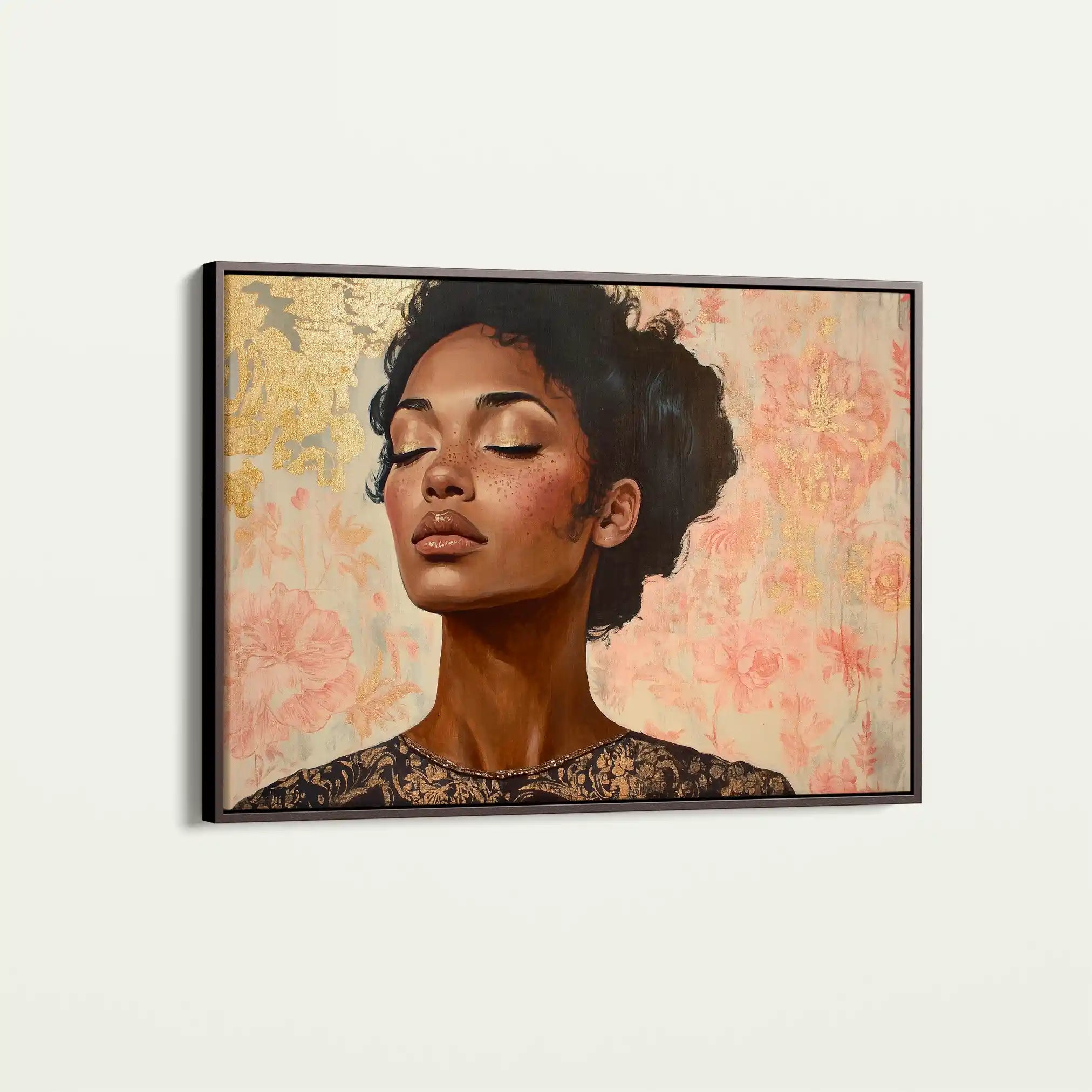 Portrait 176 Canvas Art 90 x 60 cm / Stretched on hidden frame