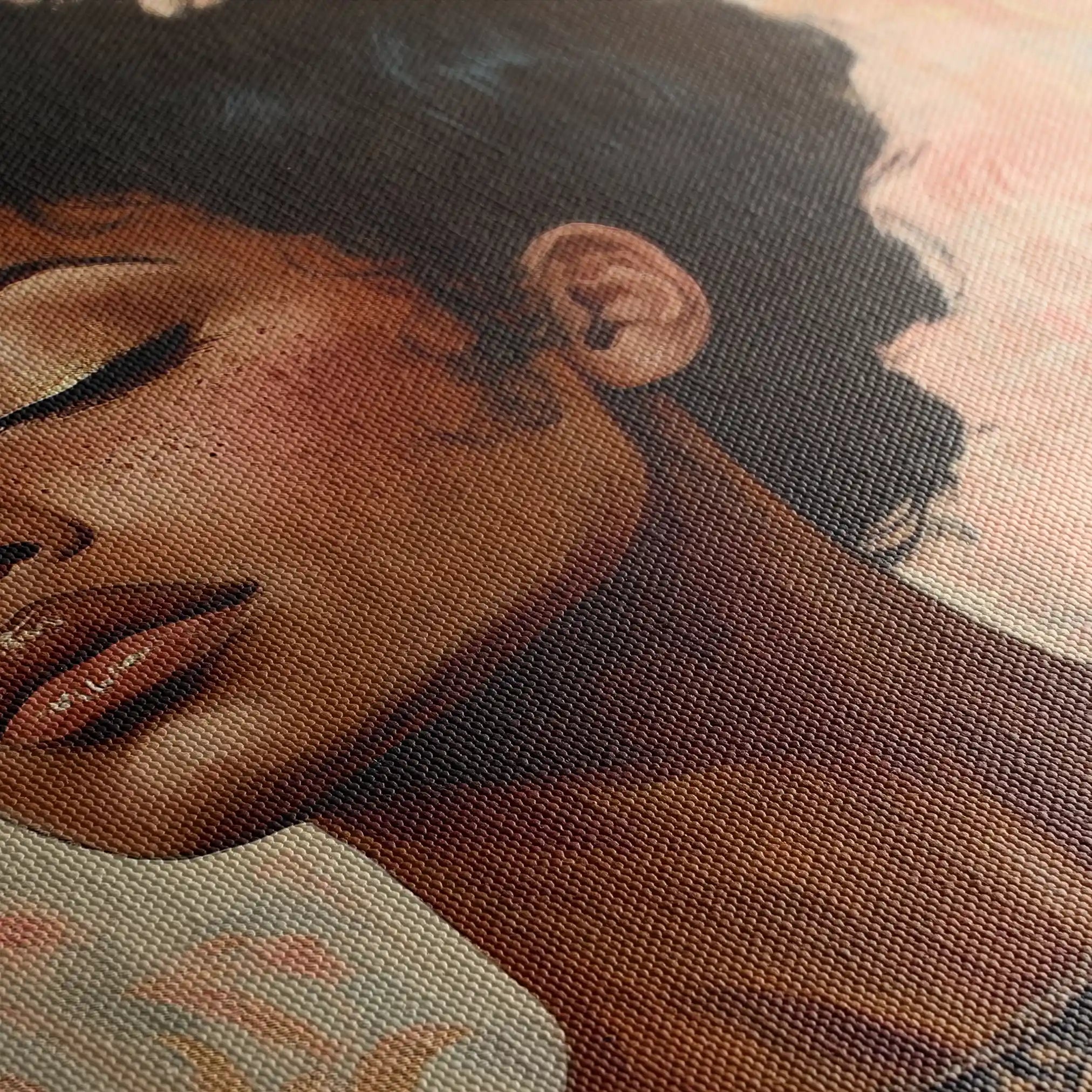 Portrait 176 Canvas Art 90 x 60 cm / Stretched on hidden frame