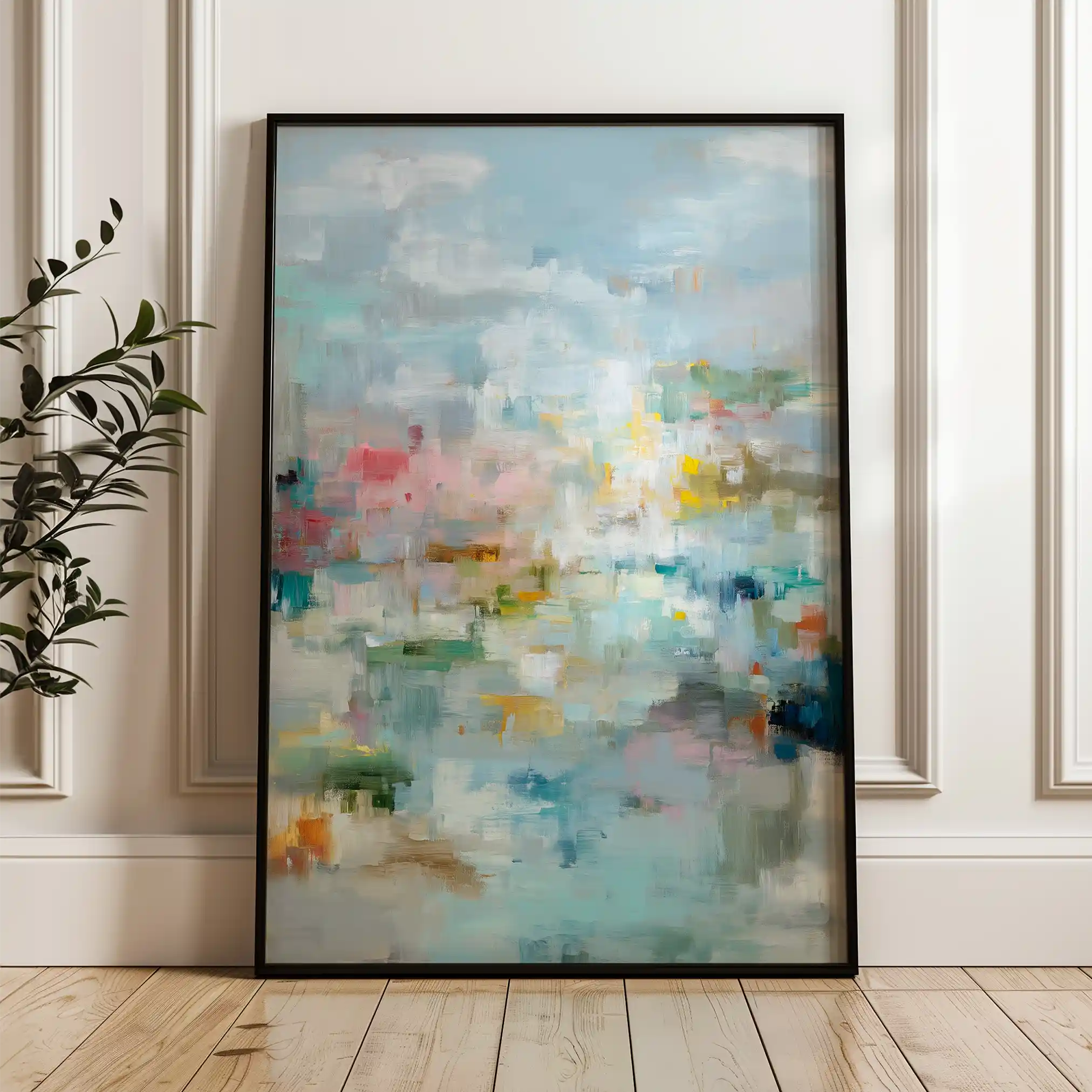 Abstract 1761 Canvas Art 60 x 40 cm / Stretched on hidden frame