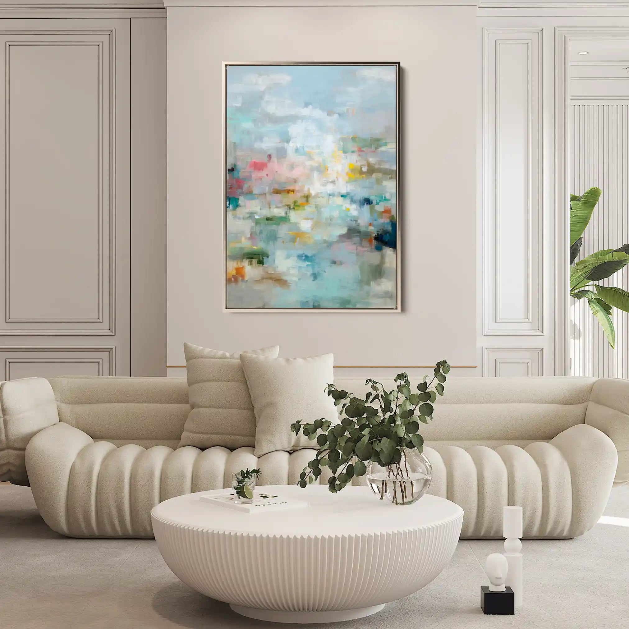 Abstract 1761 Canvas Art 60 x 40 cm / Stretched on hidden frame