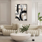 Abstract 1762 Canvas Art 60 x 40 cm / Stretched on hidden frame