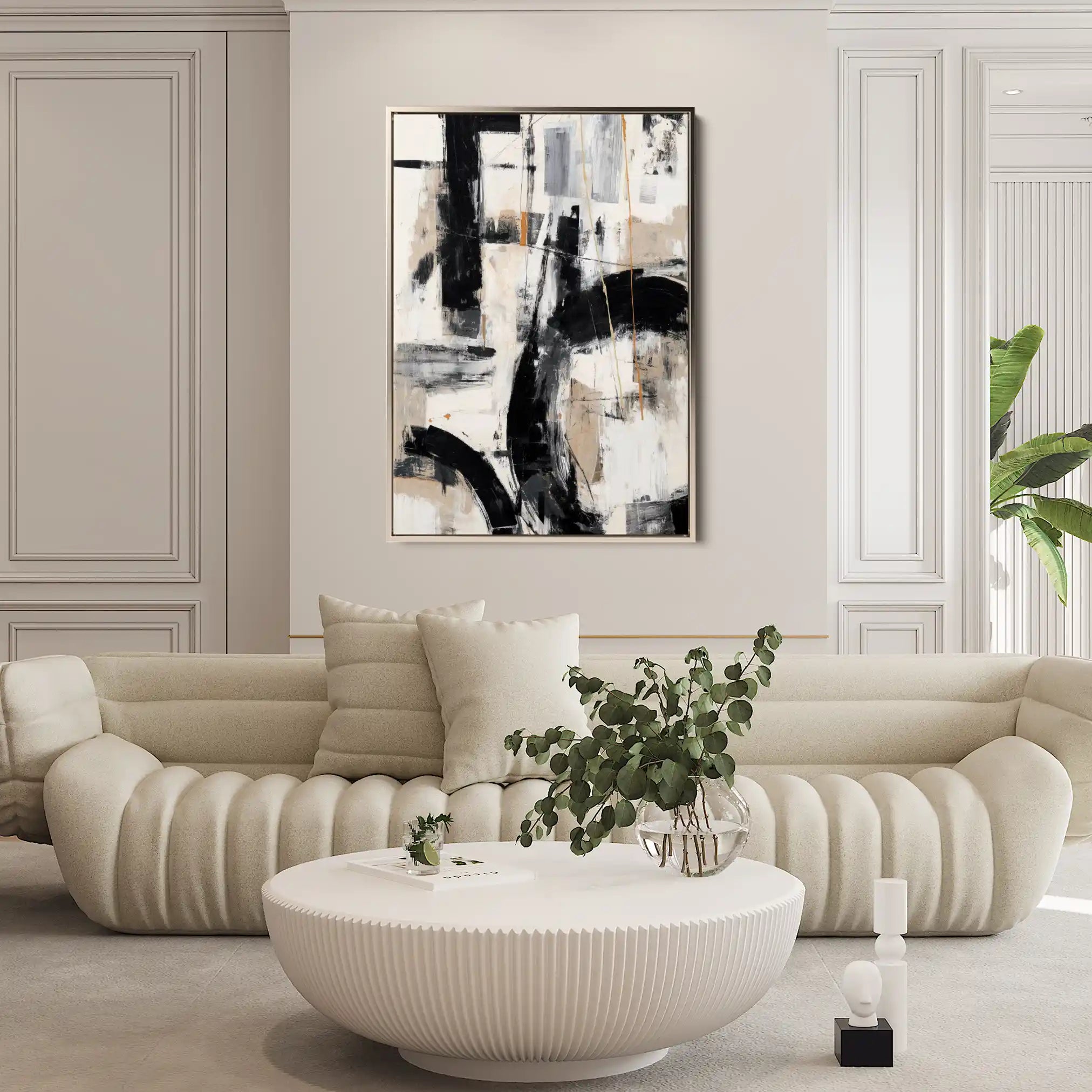 Abstract 1762 Canvas Art 60 x 40 cm / Stretched on hidden frame