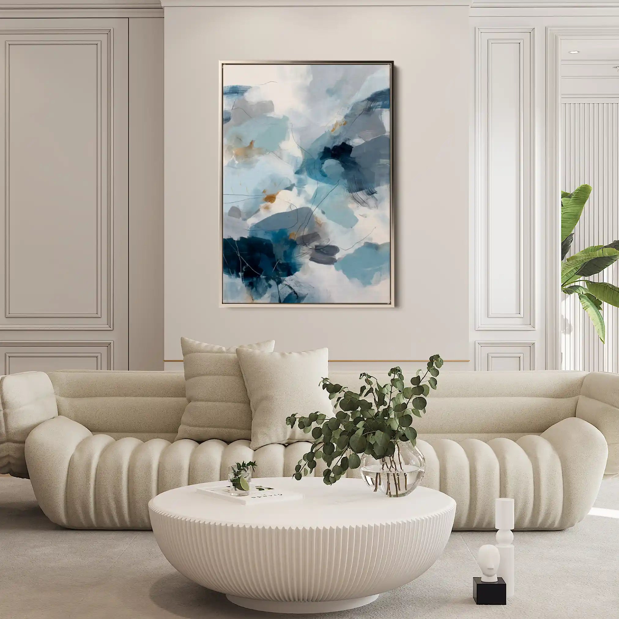 Abstract 1765 Canvas Art 60 x 40 cm / Stretched on hidden frame