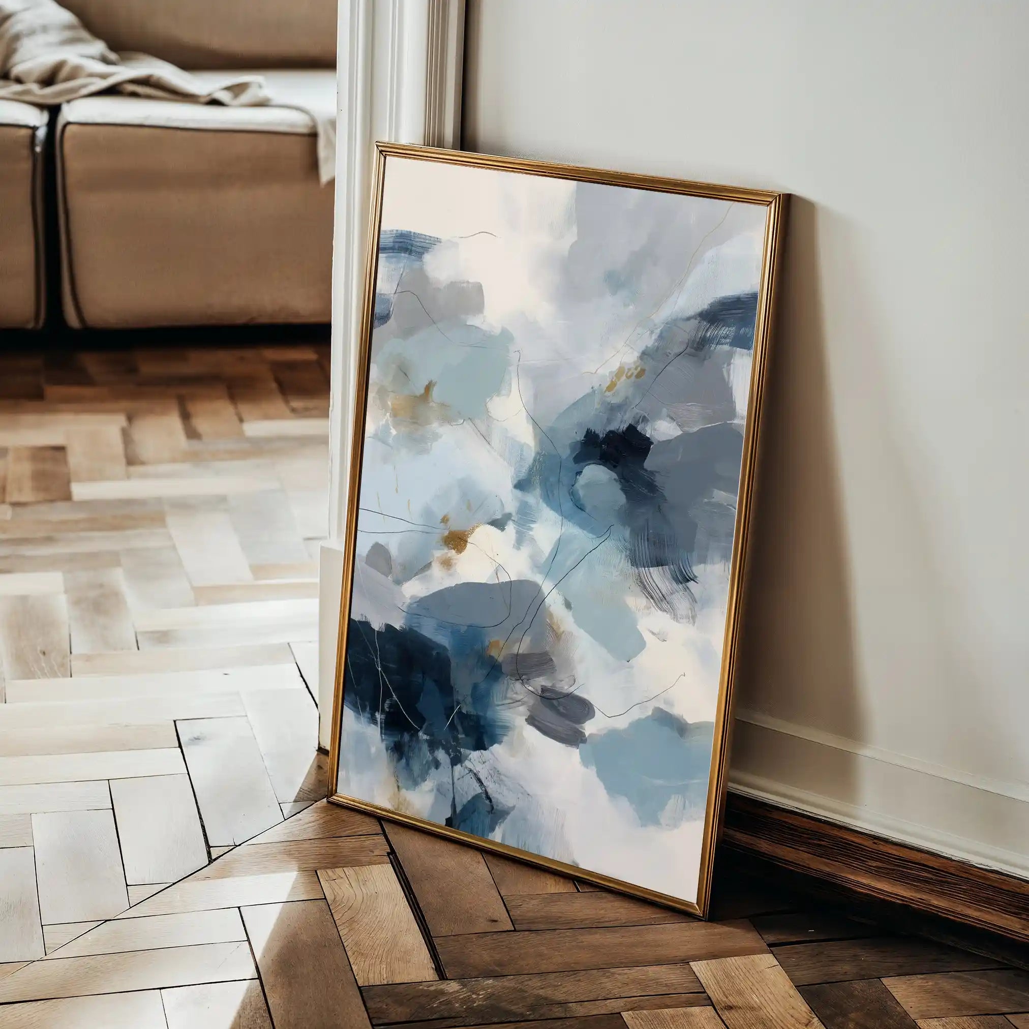 Abstract 1765 Canvas Art 60 x 40 cm / Stretched on hidden frame