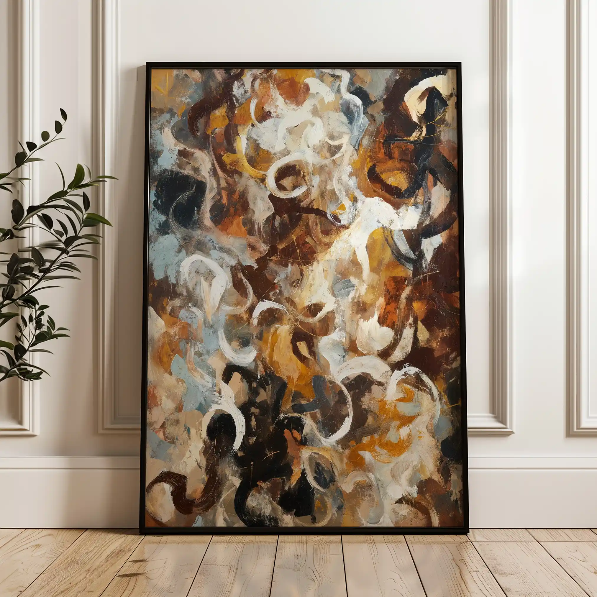 Abstract 1768 Canvas Art 60 x 40 cm / Stretched on hidden frame