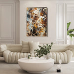Abstract 1768 Canvas Art 60 x 40 cm / Stretched on hidden frame