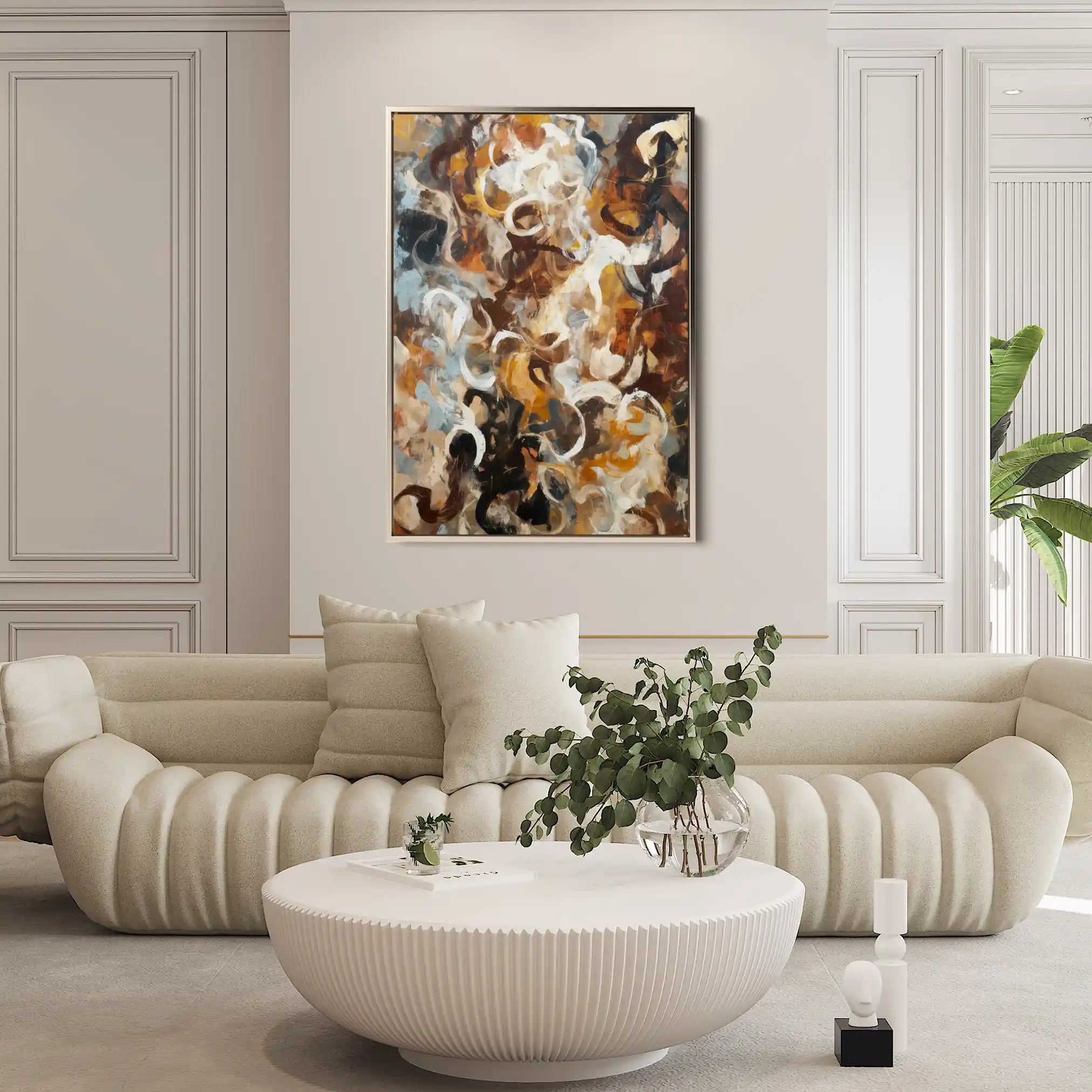 Abstract 1768 Canvas Art 60 x 40 cm / Stretched on hidden frame