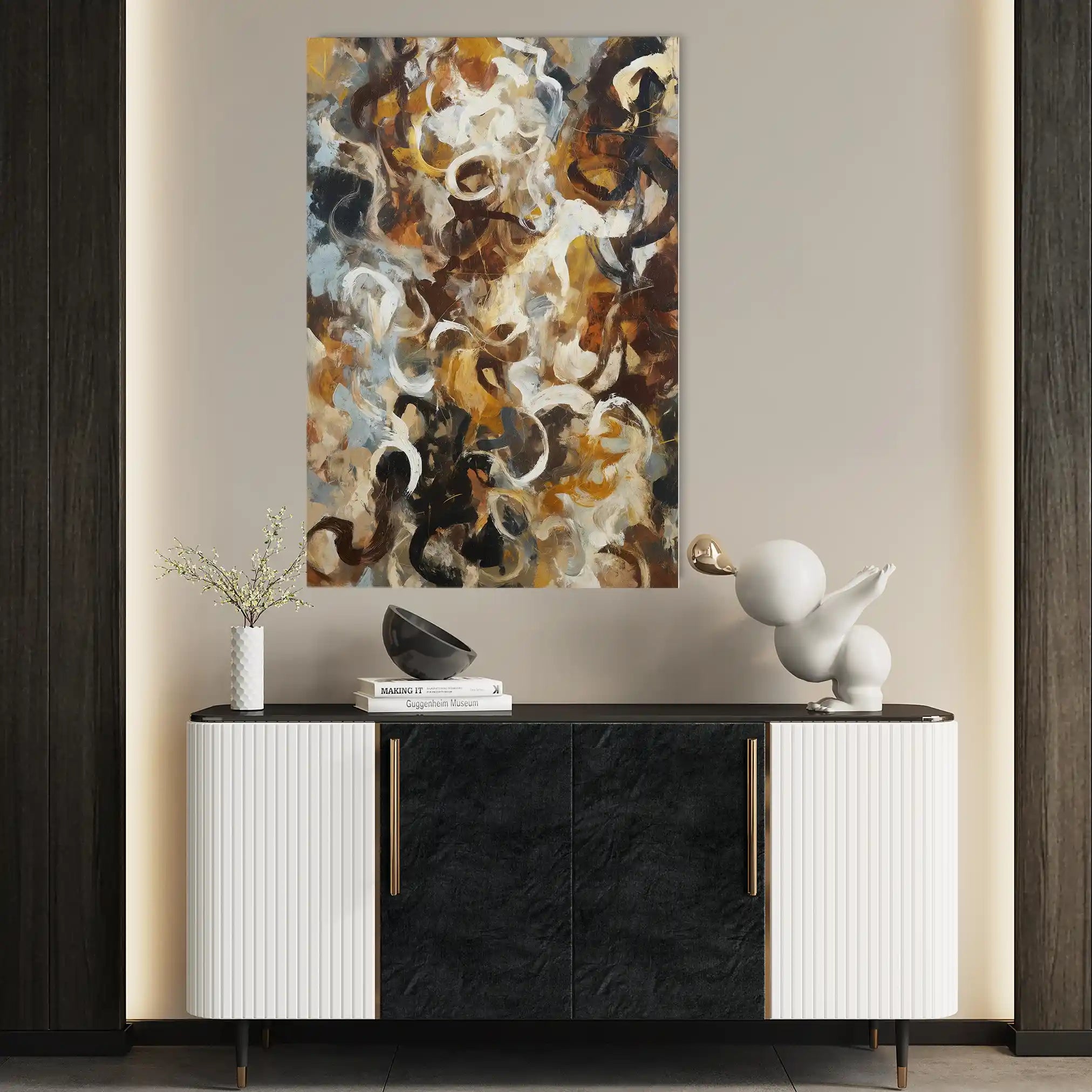 Abstract 1768 Canvas Art 60 x 40 cm / Stretched on hidden frame