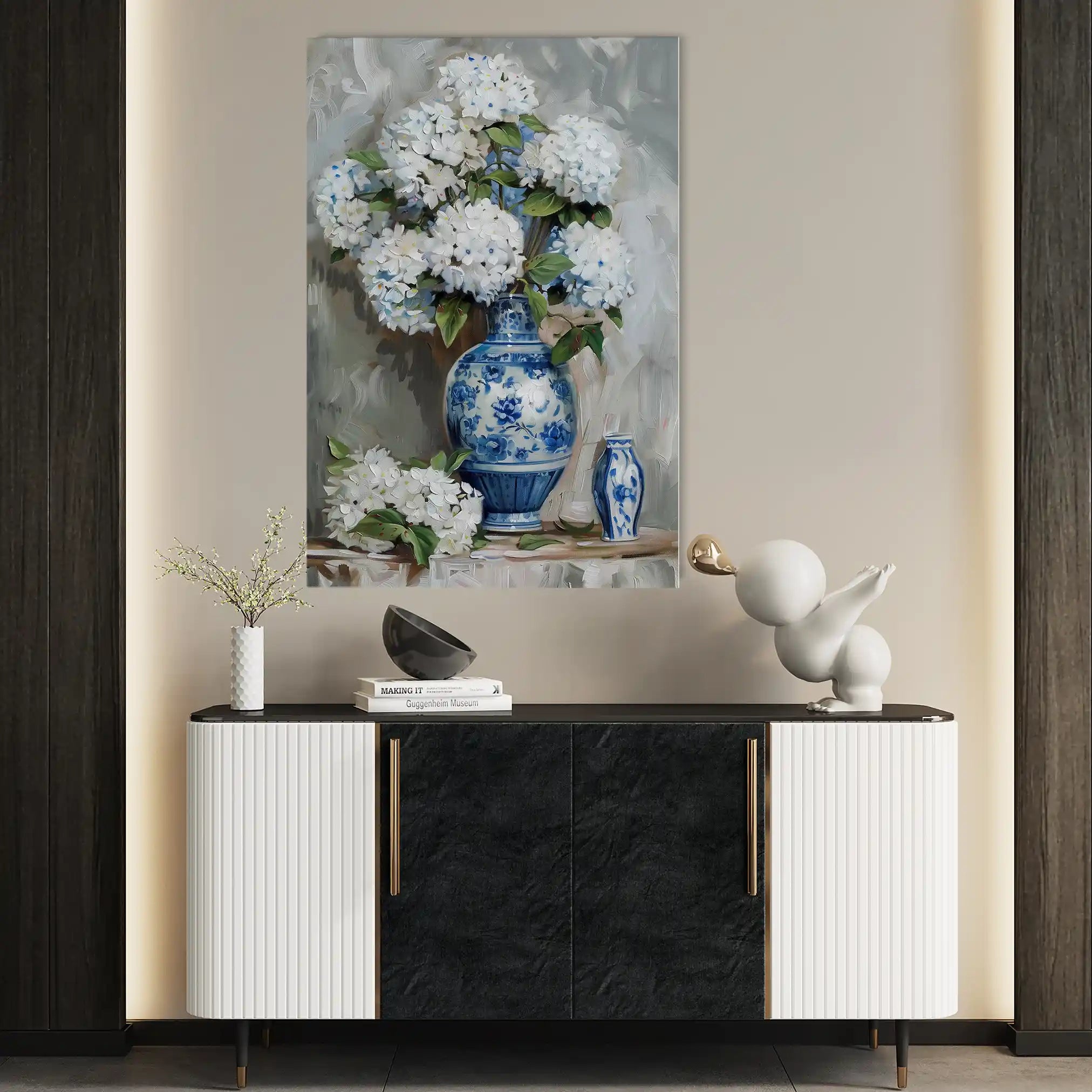 Floral Canvas Wall Art WAD177-F 90 x 60 cm / Stretched on hidden frame