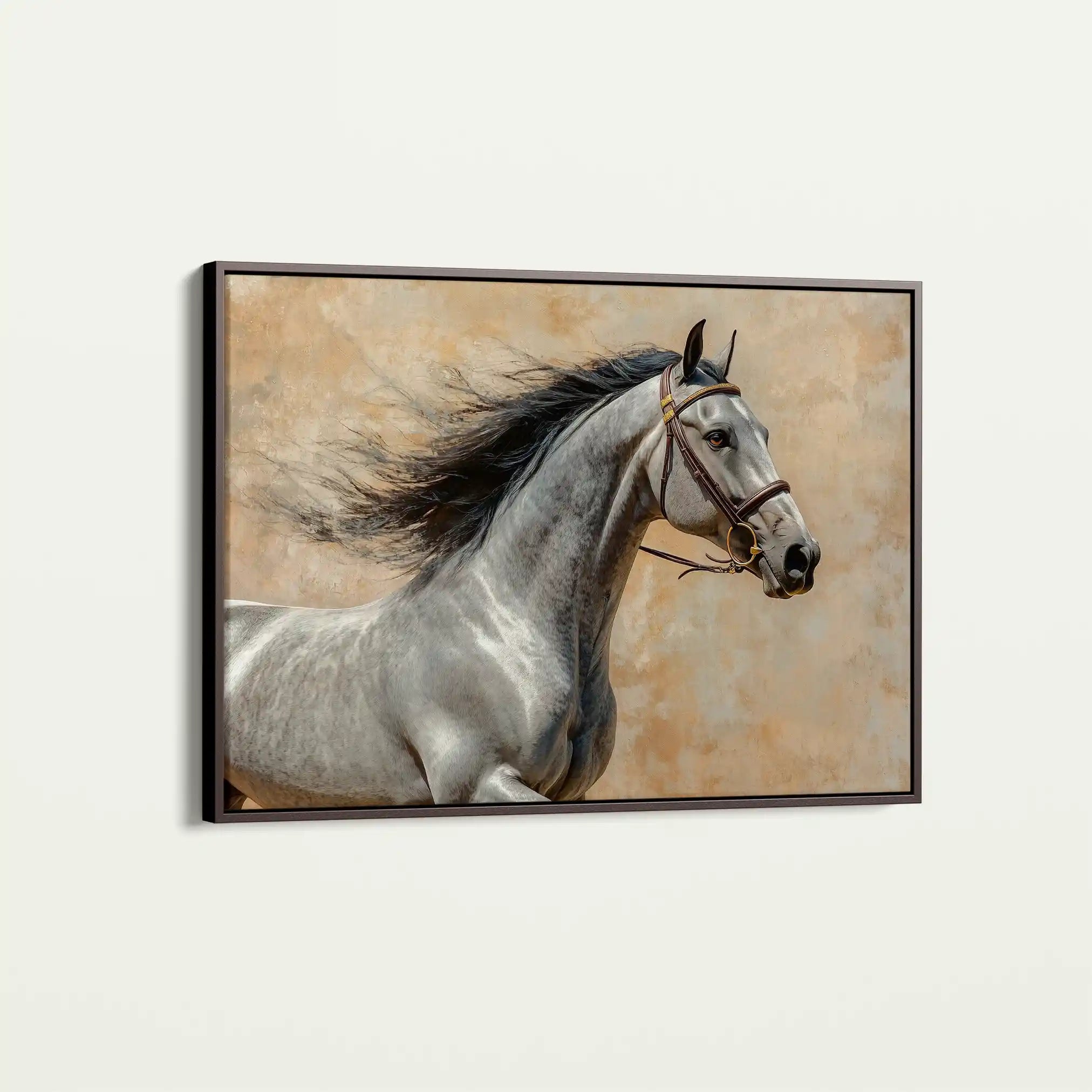 Horses 177 Canvas Art 90 x 60 cm / Stretched on hidden frame