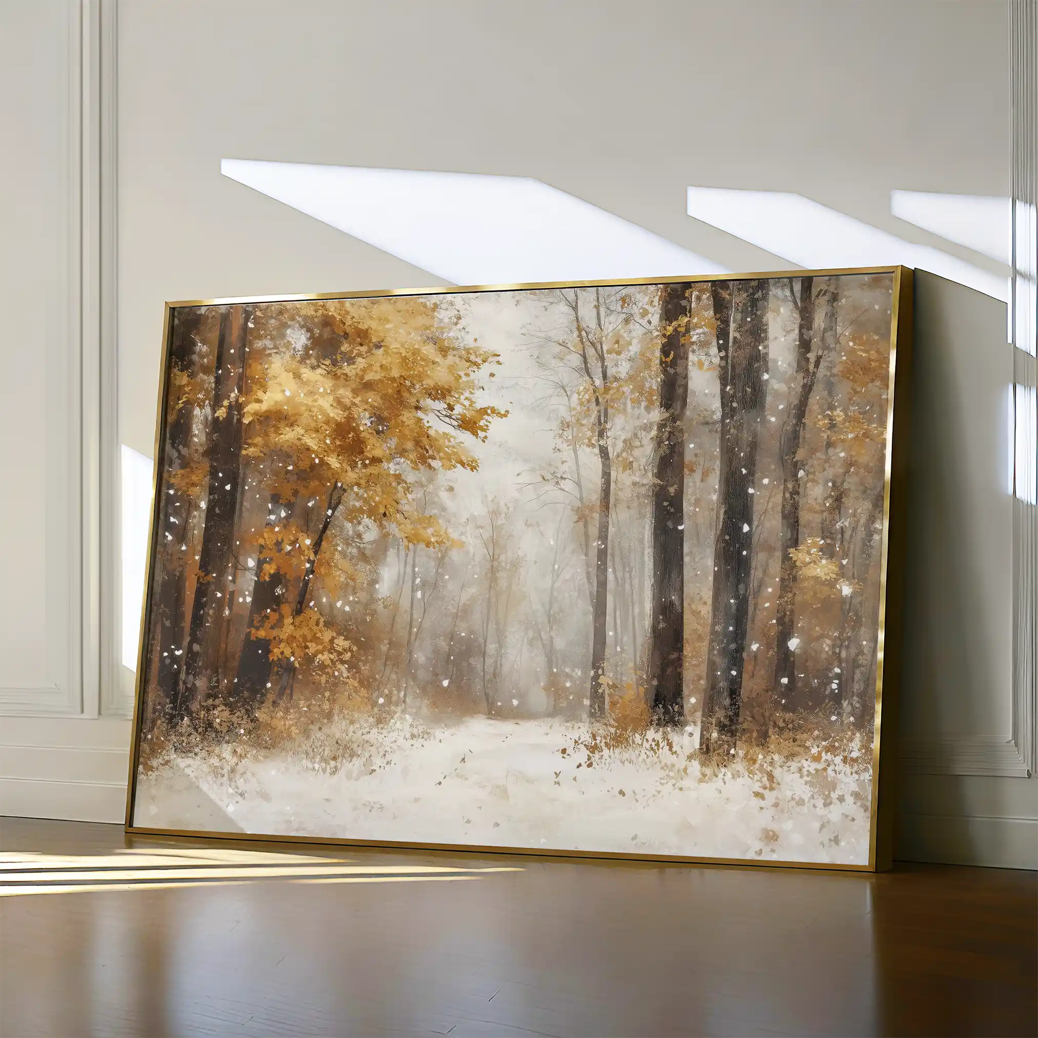 Landscape 177 Canvas Art 90 x 60 cm / Stretched on hidden frame