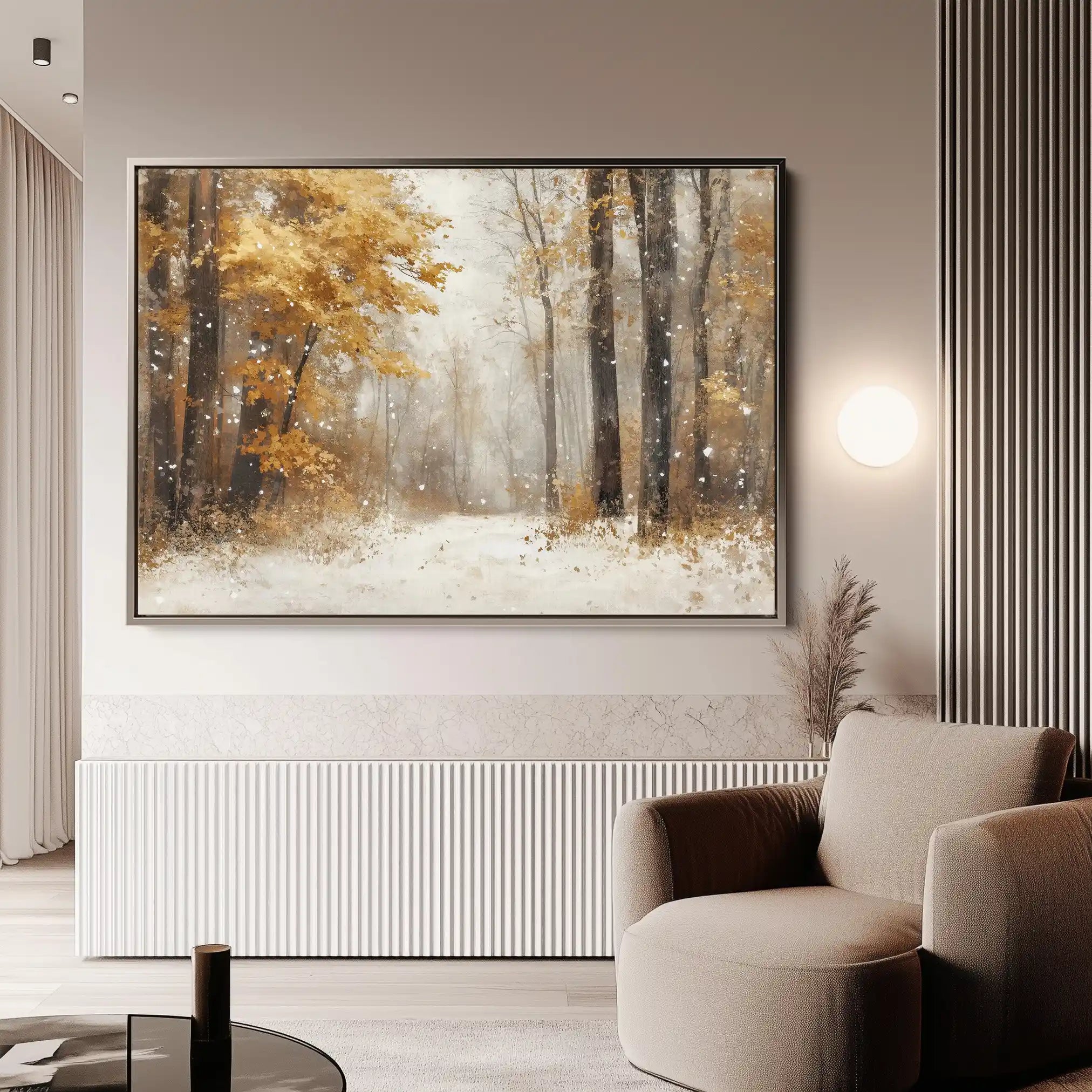Landscape 177 Canvas Art 90 x 60 cm / Stretched on hidden frame