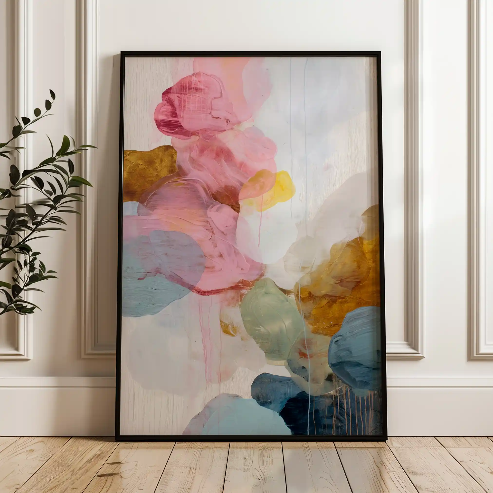 Abstract 1771 Canvas Art 60 x 40 cm / Stretched on hidden frame