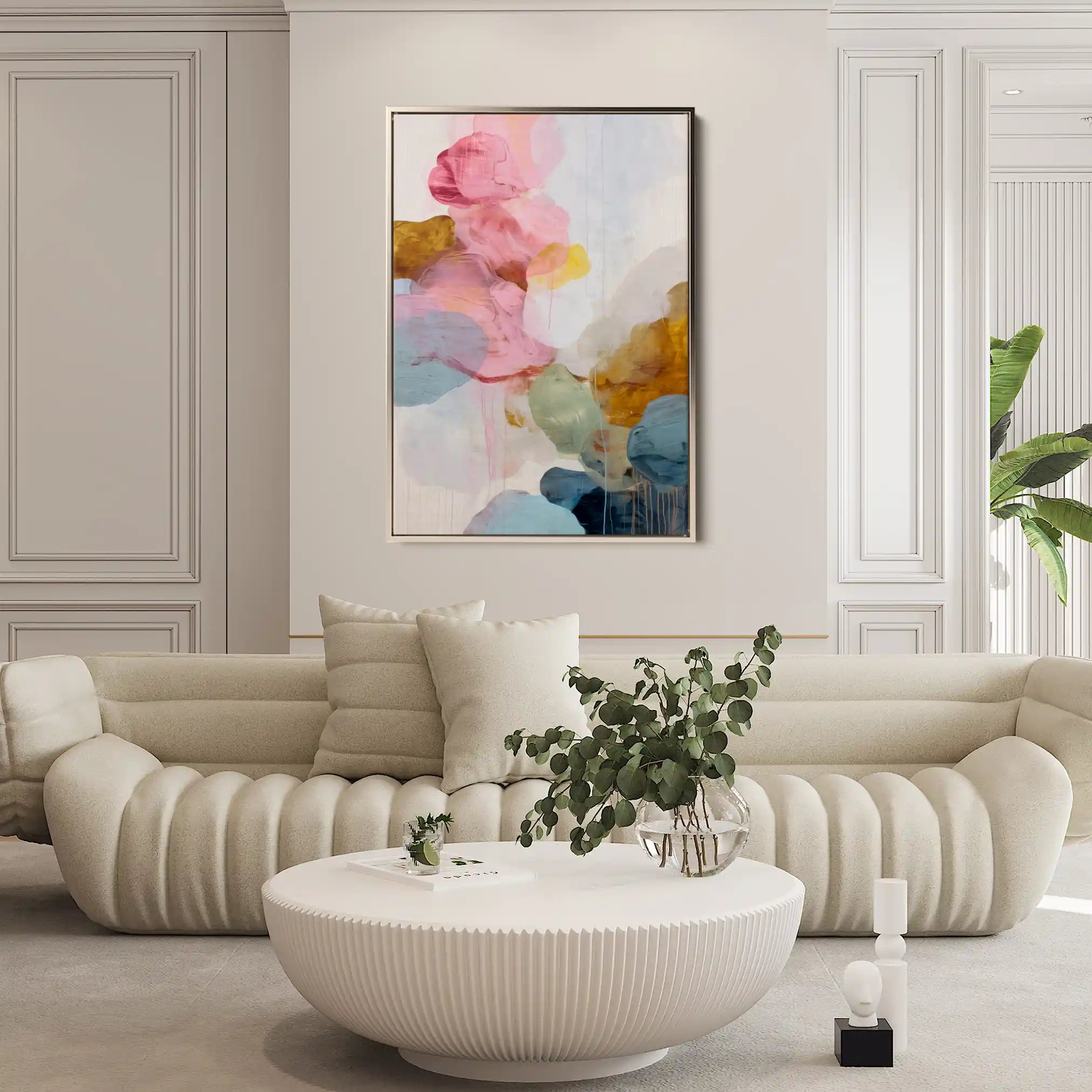 Abstract 1771 Canvas Art 60 x 40 cm / Stretched on hidden frame