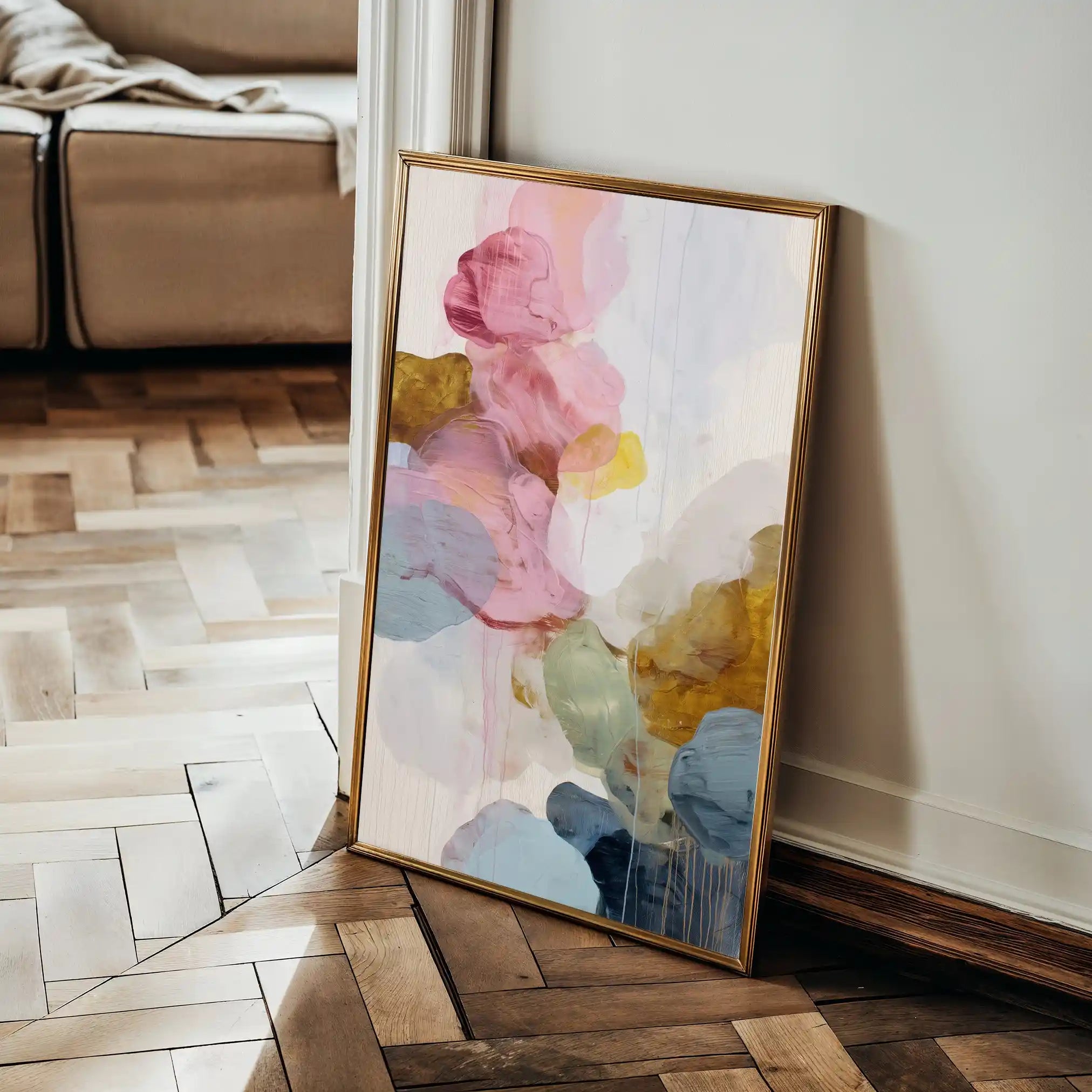 Abstract 1771 Canvas Art 60 x 40 cm / Stretched on hidden frame