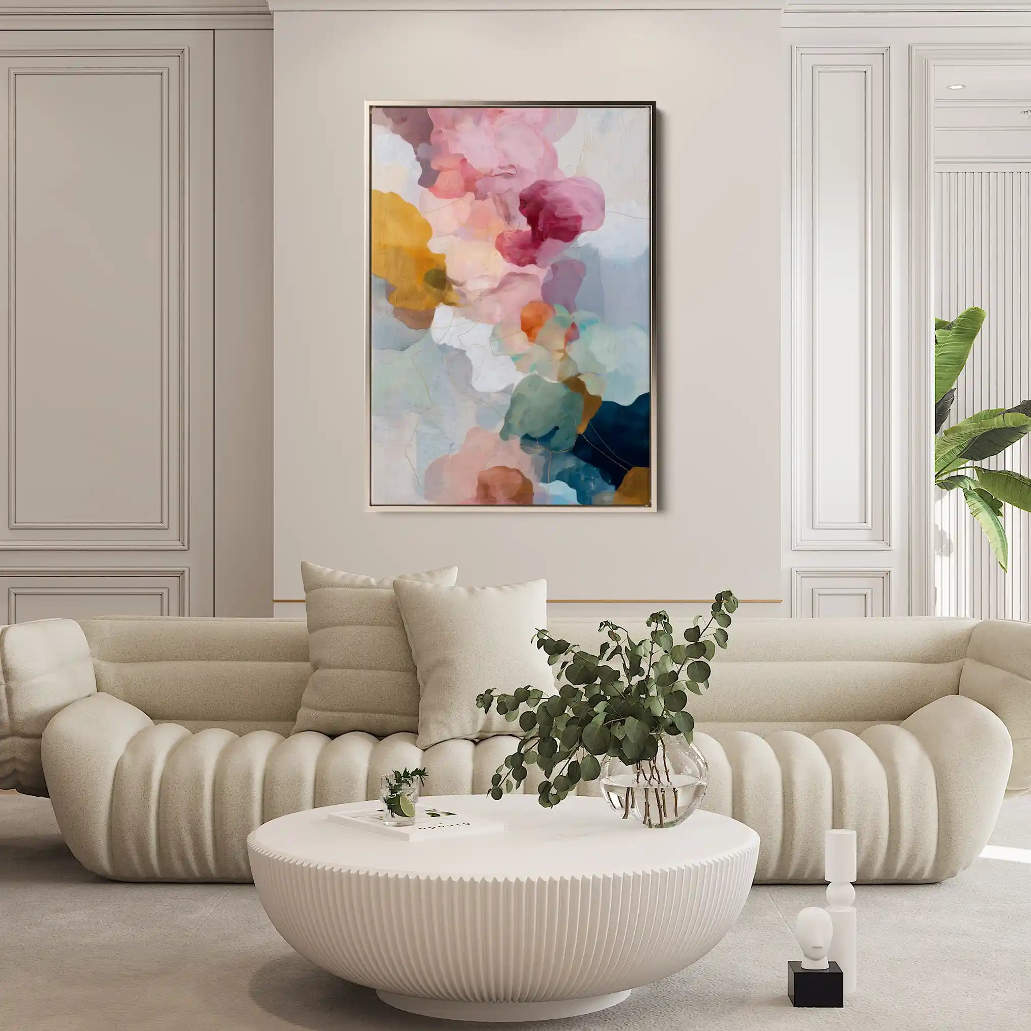 Abstract 1772 Canvas Art 60 x 40 cm / Stretched on hidden frame