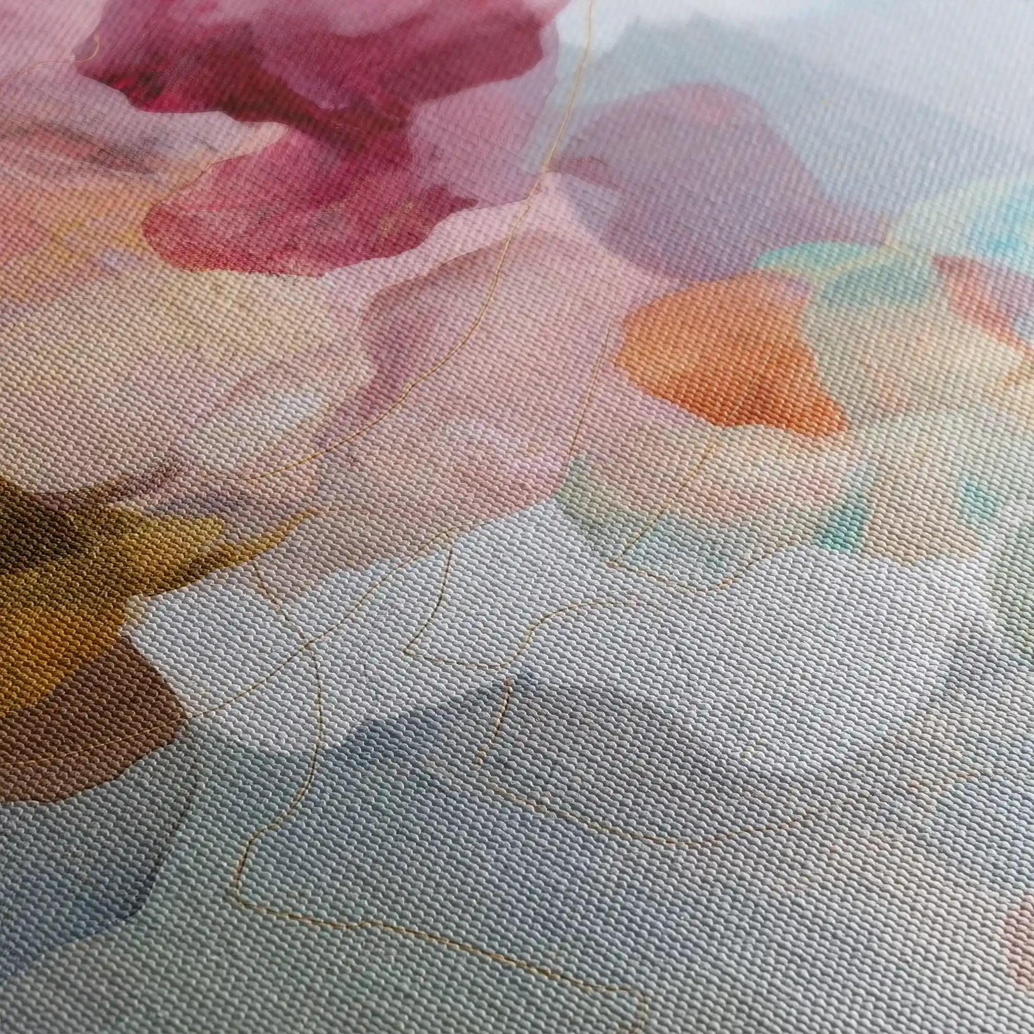 Abstract 1772 Canvas Art 60 x 40 cm / Stretched on hidden frame