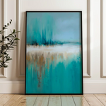 Abstract 1776 Canvas Art 60 x 40 cm / Stretched on hidden frame