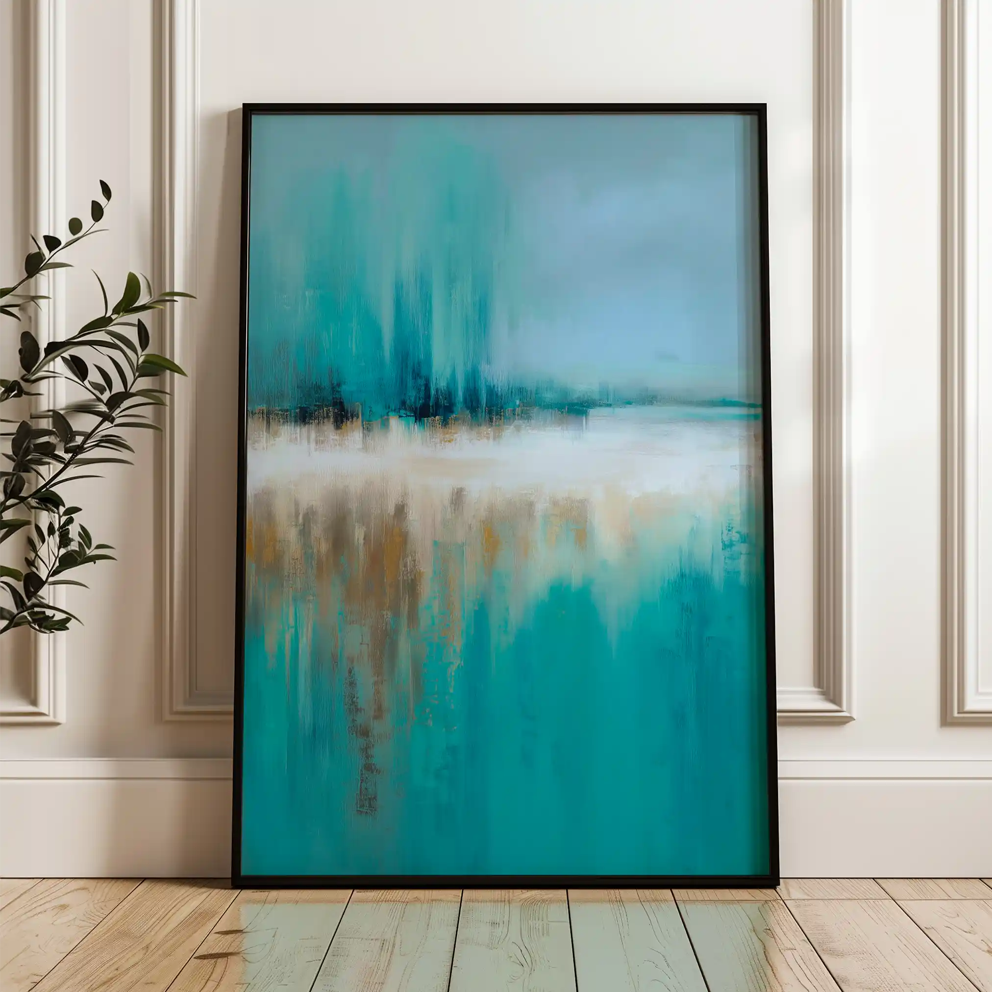 Abstract 1776 Canvas Art 60 x 40 cm / Stretched on hidden frame