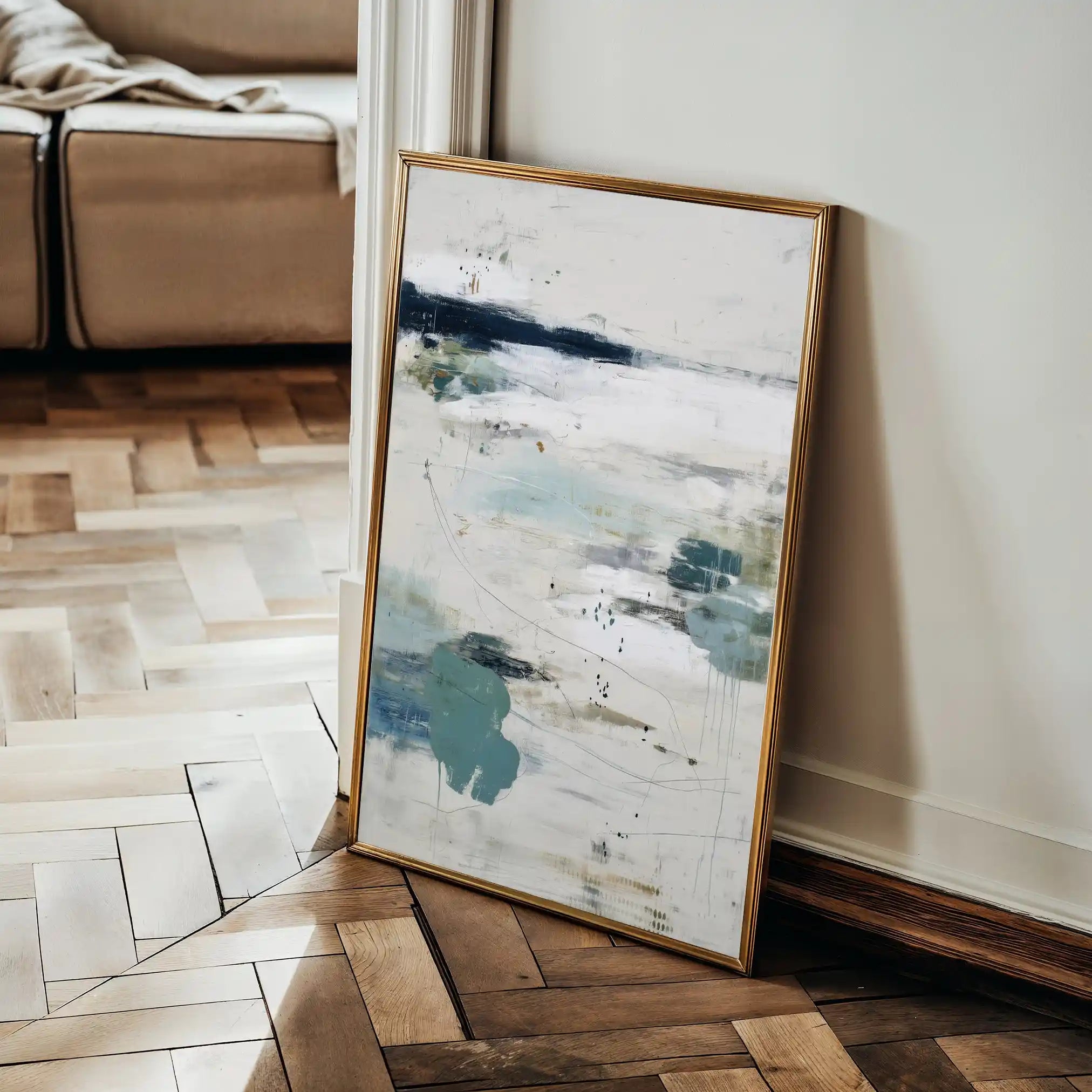 Abstract 1777 Canvas Art 60 x 40 cm / Stretched on hidden frame