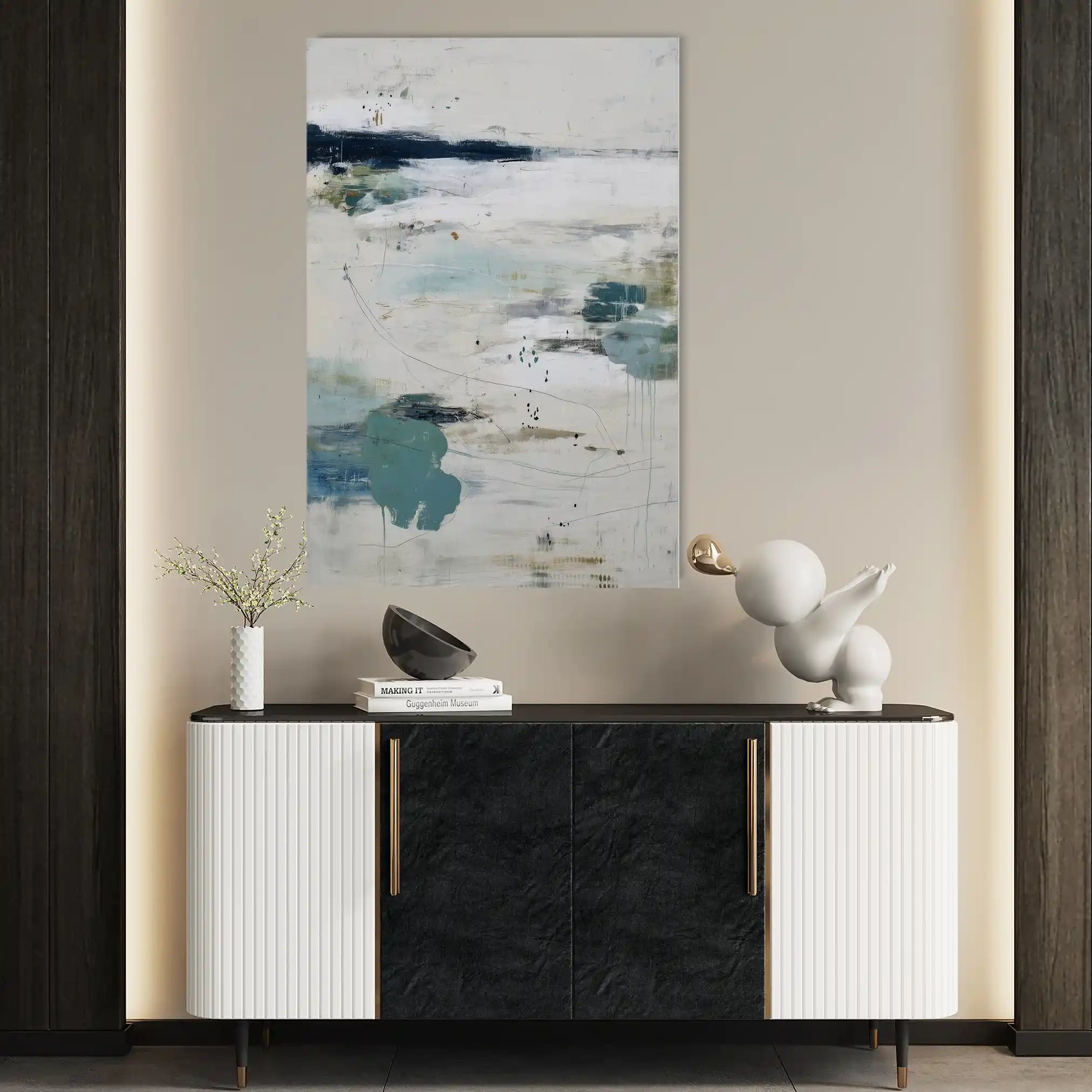 Abstract 1777 Canvas Art 60 x 40 cm / Stretched on hidden frame