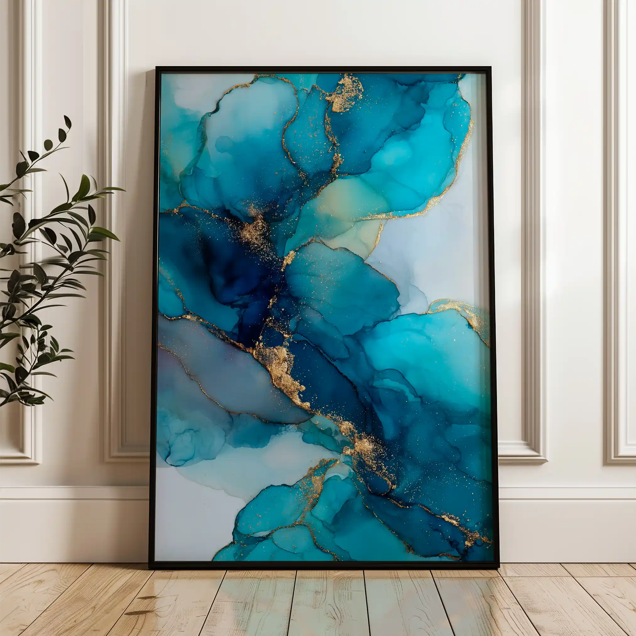 Abstract 1778 Canvas Art 60 x 40 cm / Stretched on hidden frame