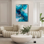 Abstract 1778 Canvas Art 60 x 40 cm / Stretched on hidden frame