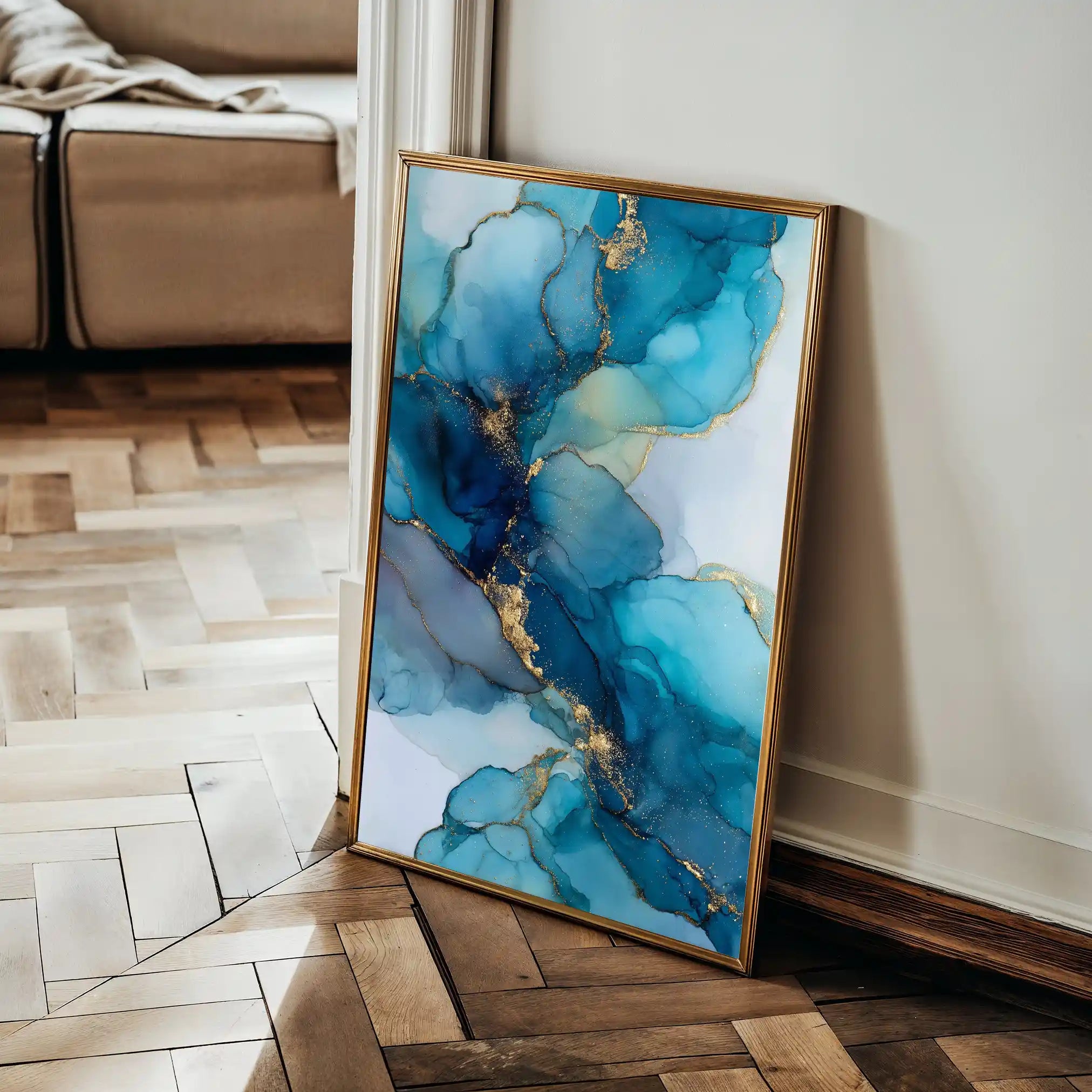 Abstract 1778 Canvas Art 60 x 40 cm / Stretched on hidden frame