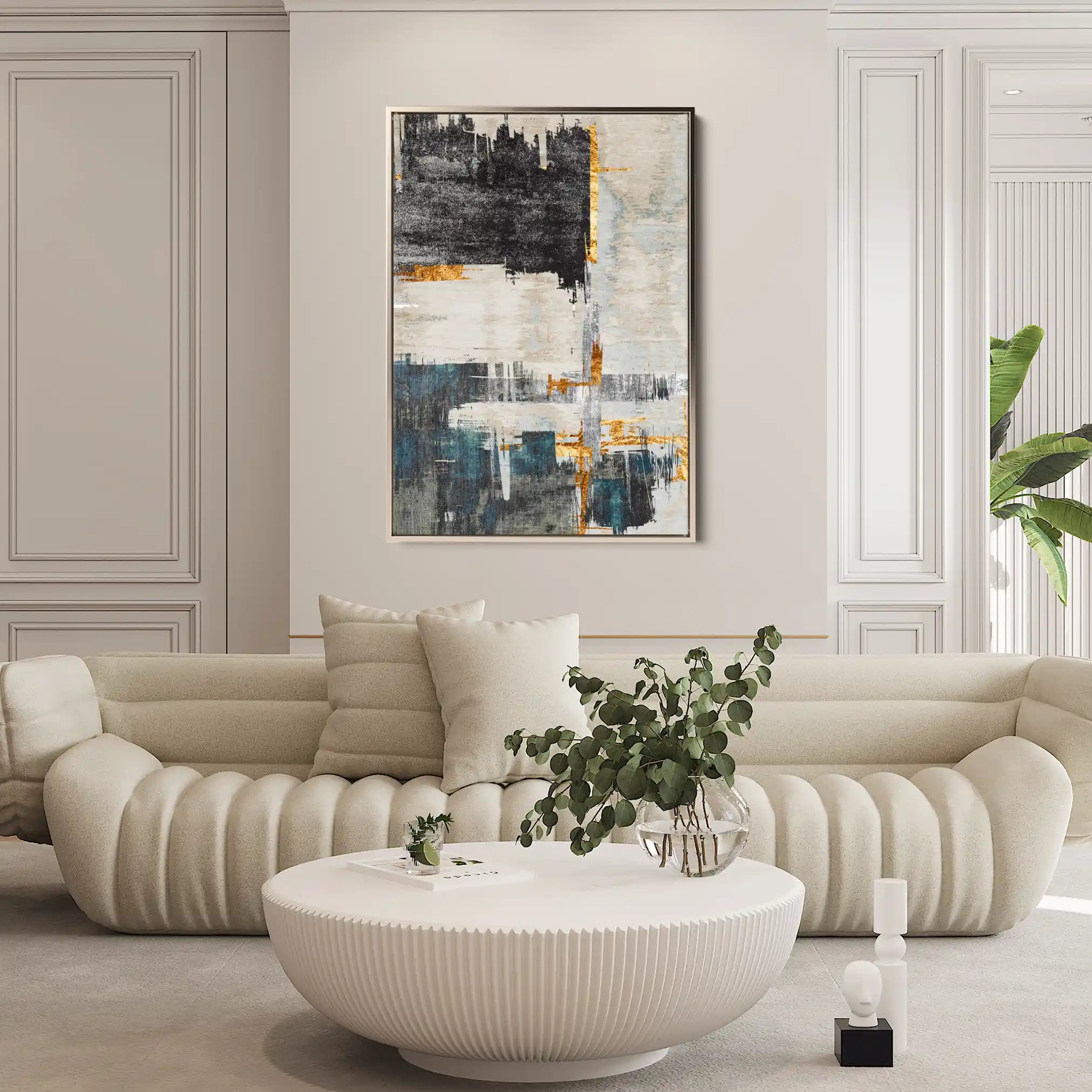 Abstract 178 Canvas Art 60 x 40 cm / Stretched on hidden frame