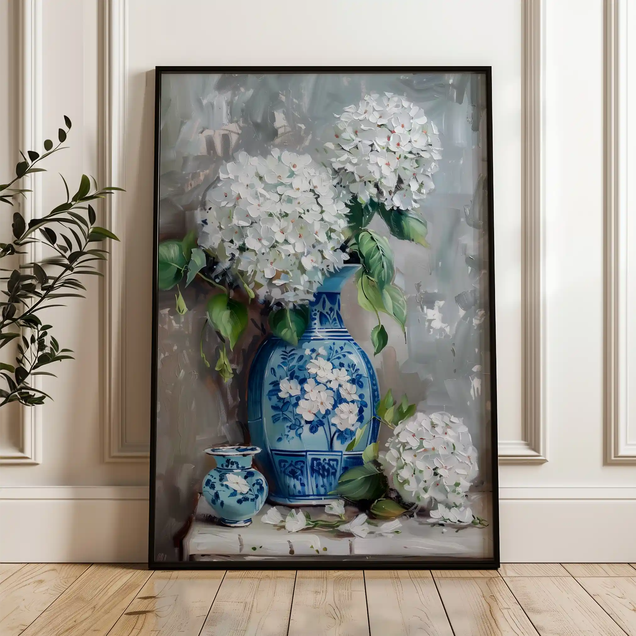 Floral Canvas Wall Art WAD178-F 90 x 60 cm / Stretched on hidden frame