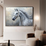 Horses 178 Canvas Art 90 x 60 cm / Stretched on hidden frame