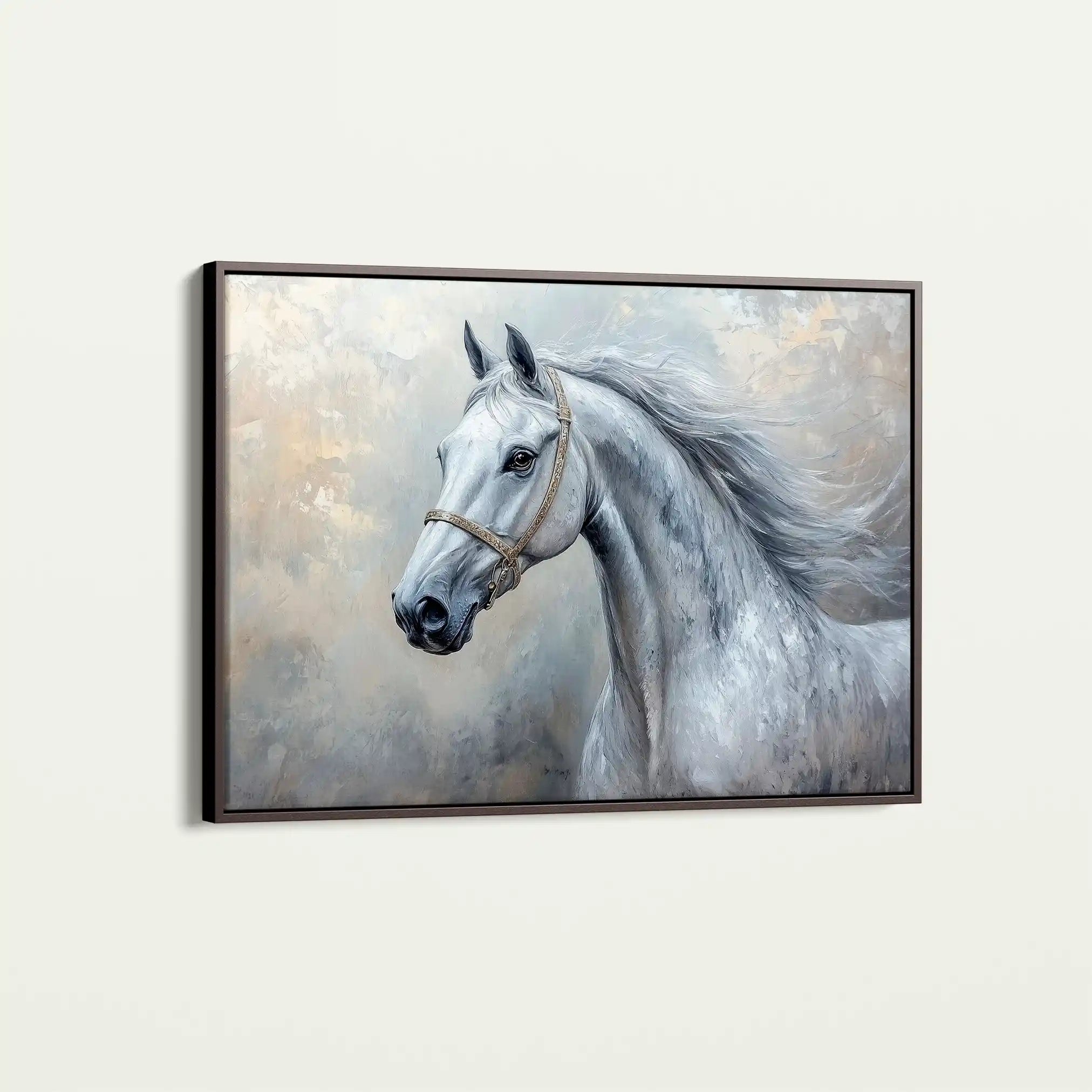 Horses 178 Canvas Art 90 x 60 cm / Stretched on hidden frame