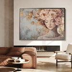 Portrait 178 Canvas Art 90 x 60 cm / Stretched on hidden frame