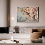 Portrait 178 Canvas Art 90 x 60 cm / Stretched on hidden frame