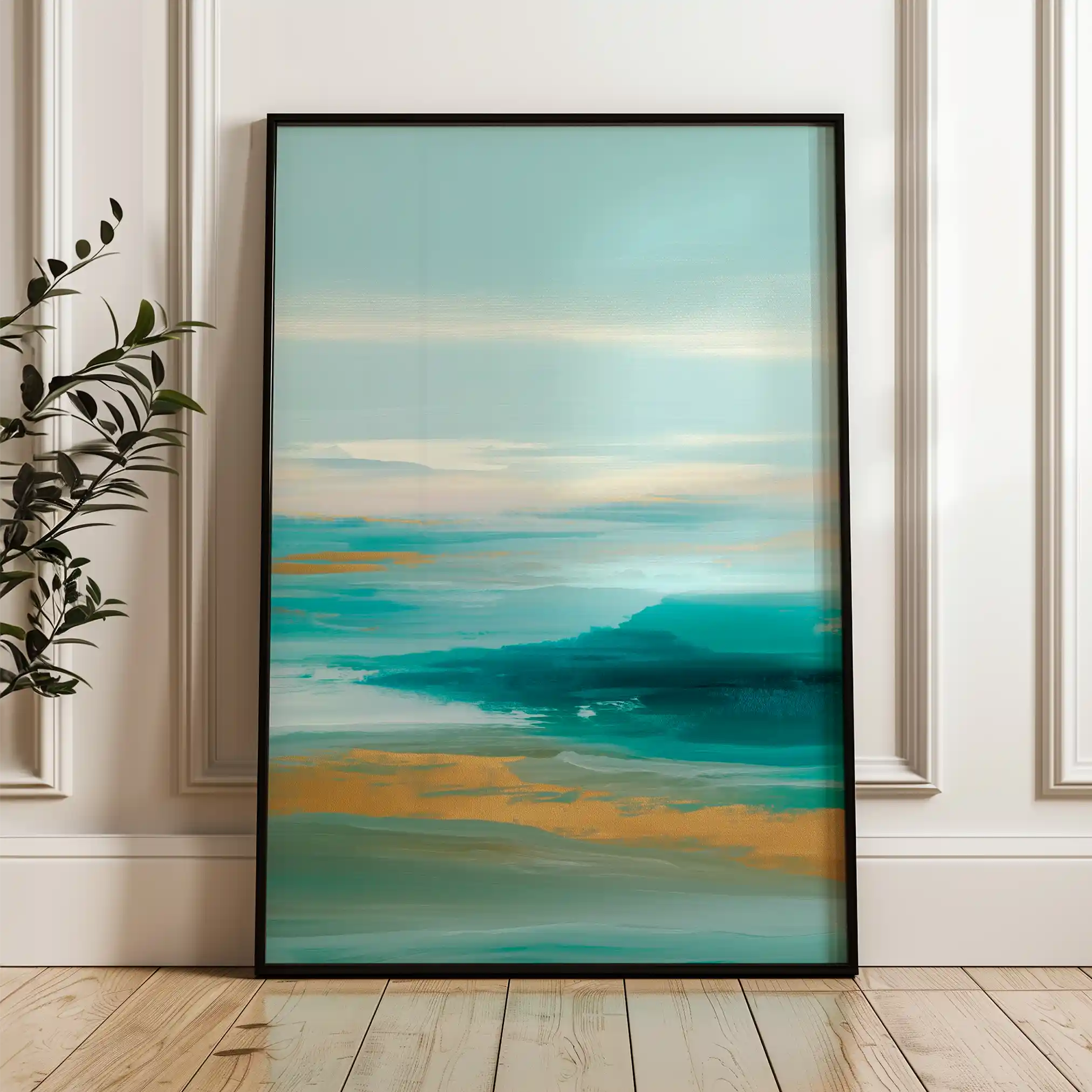 Abstract 1785 Canvas Art 60 x 40 cm / Stretched on hidden frame