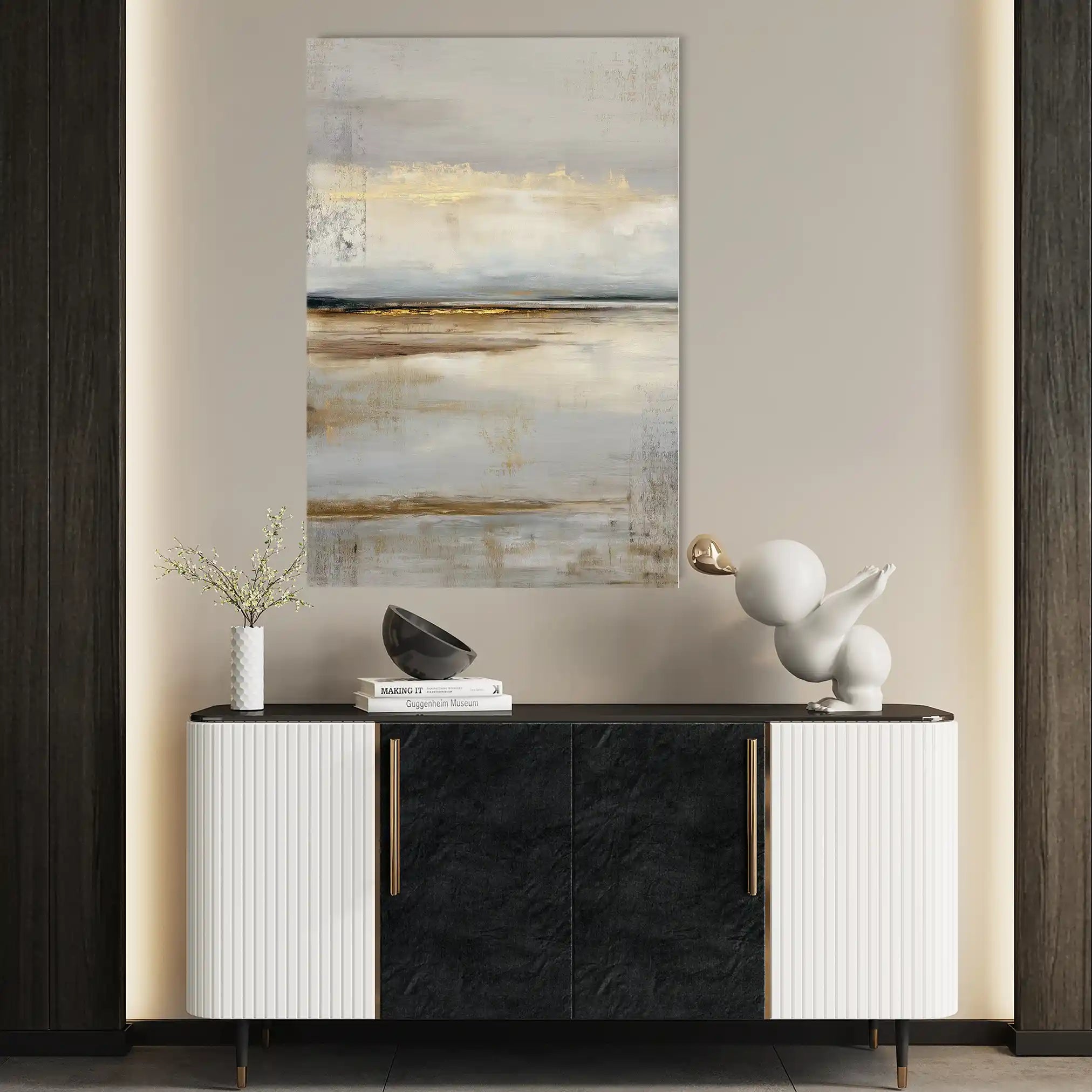 Abstract 1787 Canvas Art 60 x 40 cm / Stretched on hidden frame