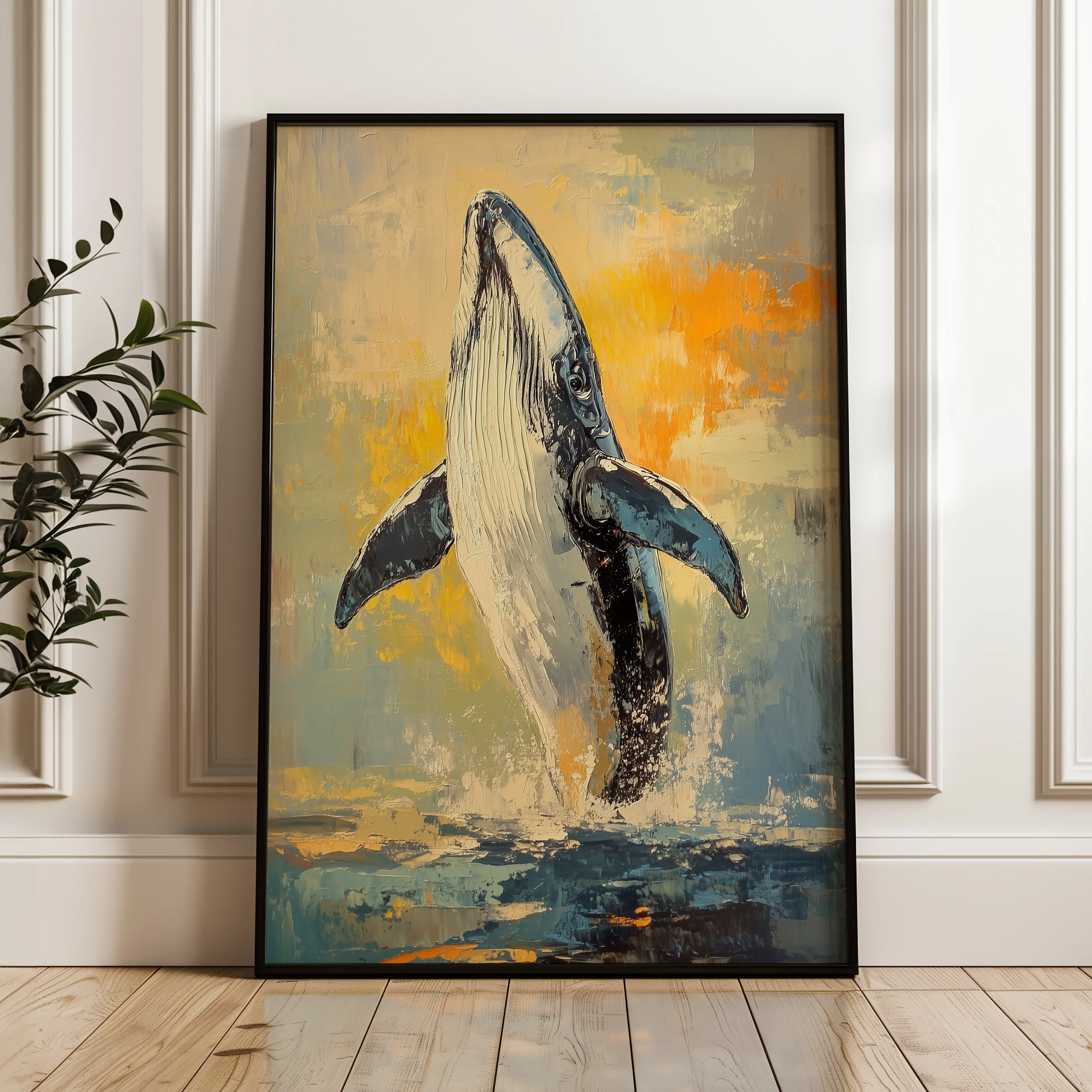 Animals Canvas Wall Art WAD179-AN 90 x 60 cm / Stretched on hidden frame
