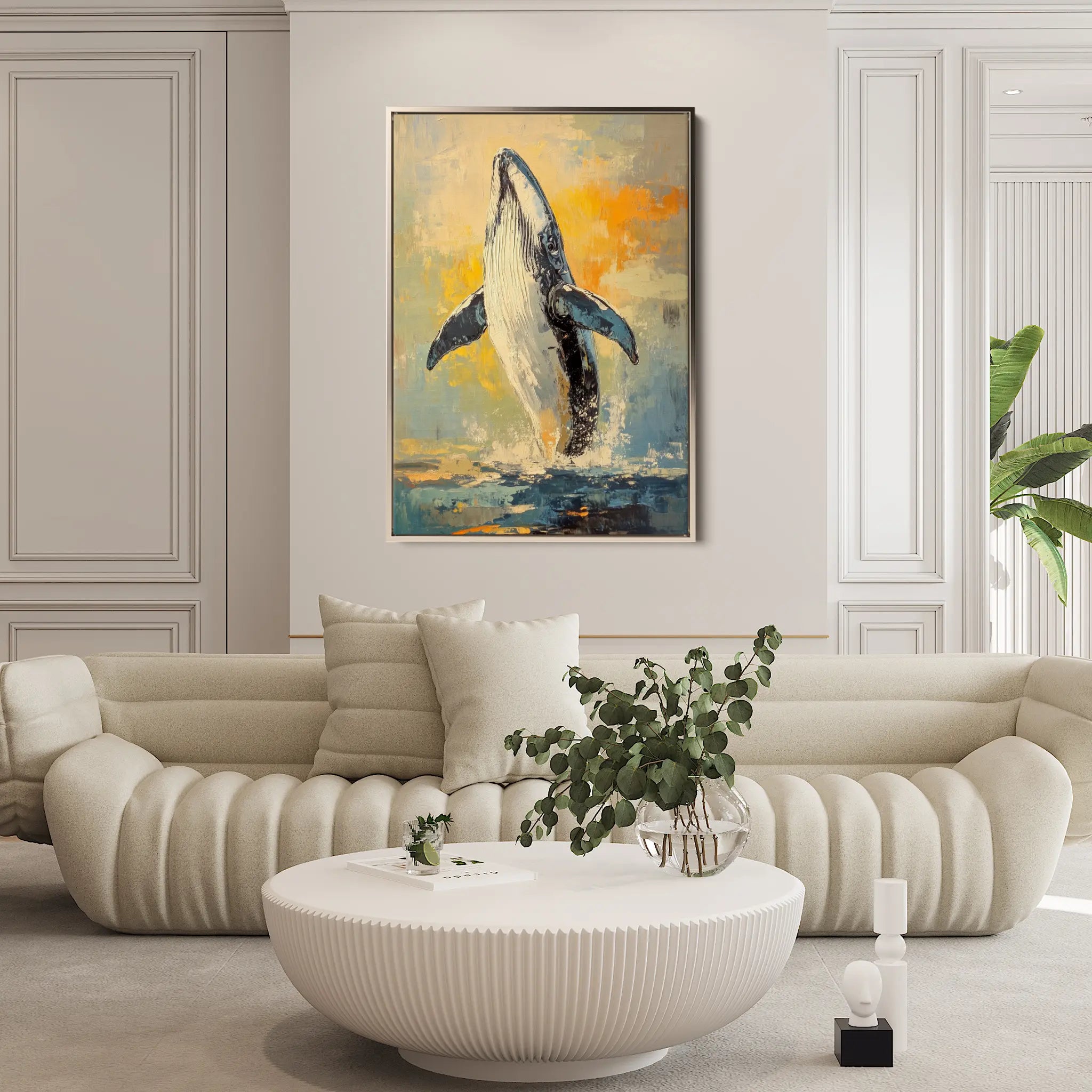 Animals Canvas Wall Art WAD179-AN 90 x 60 cm / Stretched on hidden frame