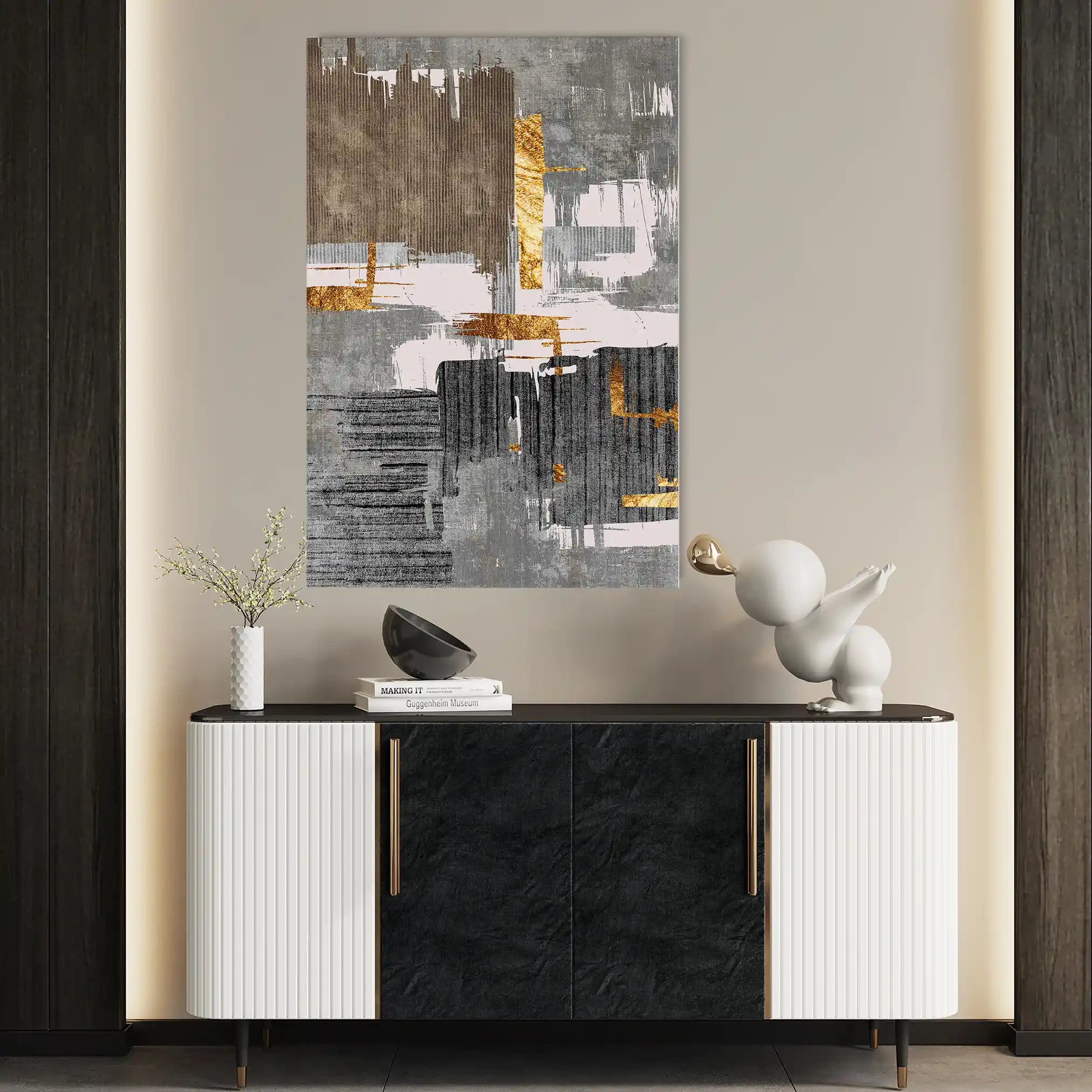 Abstract 179 Canvas Art 60 x 40 cm / Stretched on hidden frame