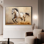 Horses 179 Canvas Art 90 x 60 cm / Stretched on hidden frame