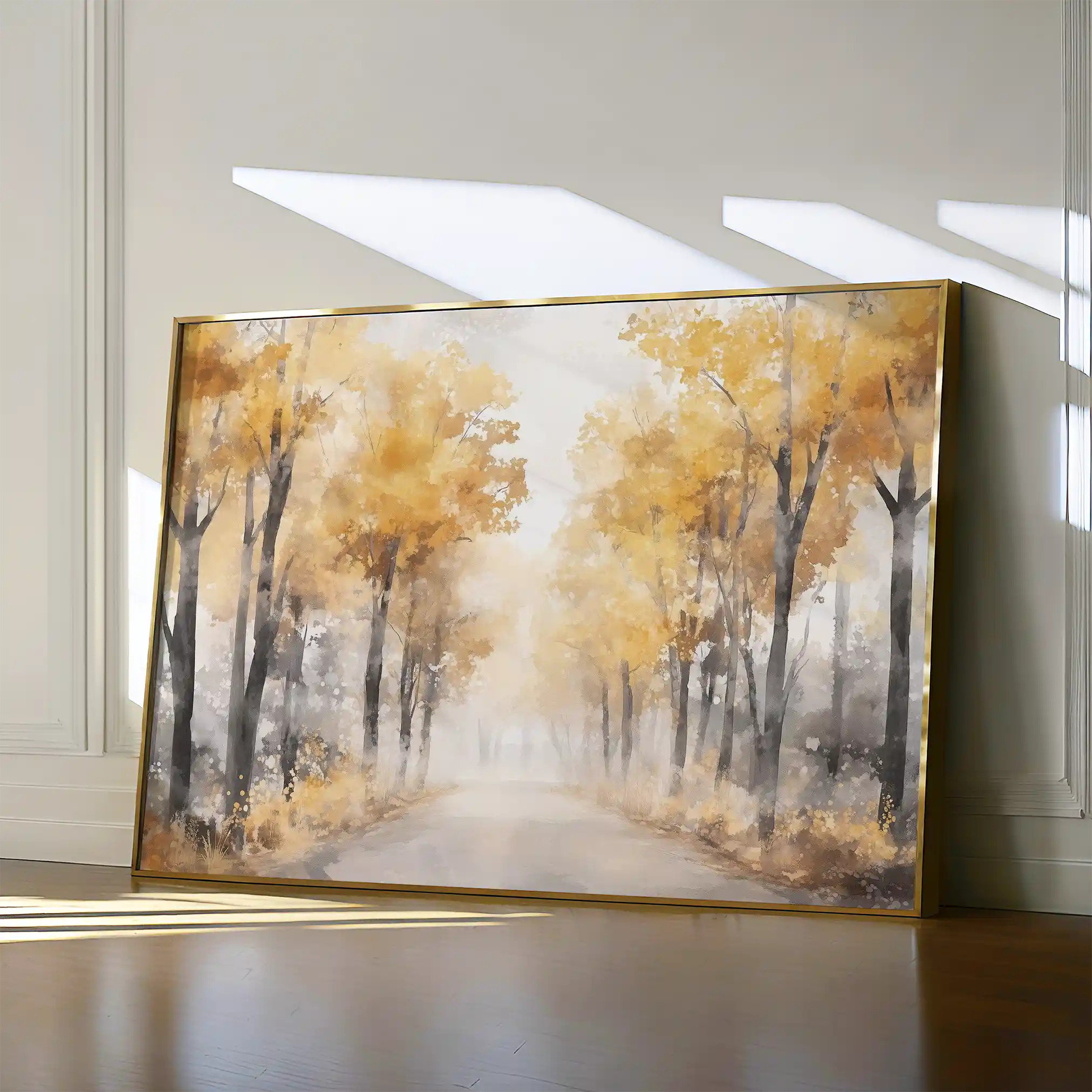 Landscape 179 Canvas Art 90 x 60 cm / Stretched on hidden frame