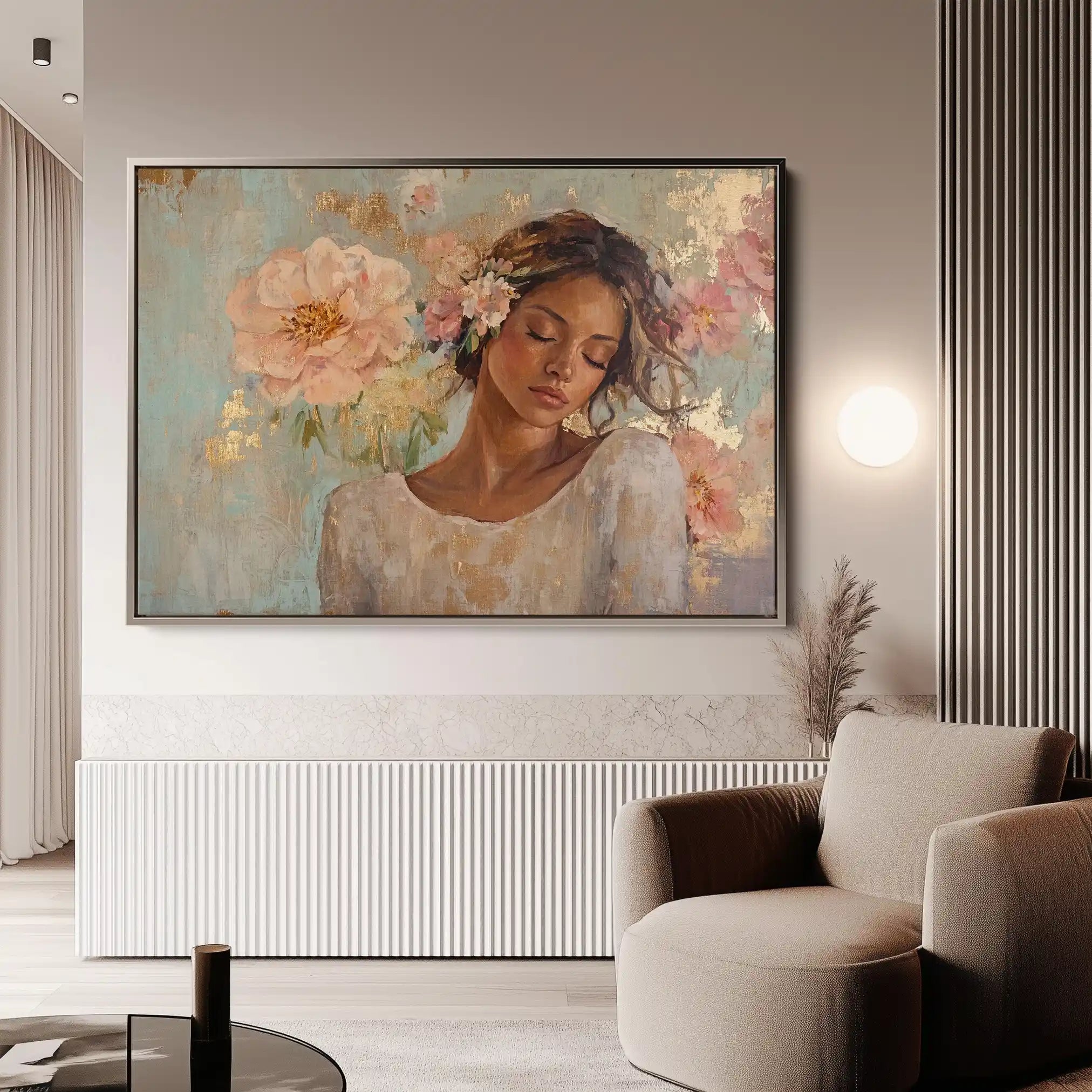 Portrait 179 Canvas Art 90 x 60 cm / Stretched on hidden frame