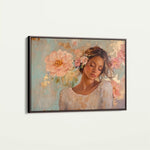 Portrait 179 Canvas Art 90 x 60 cm / Stretched on hidden frame