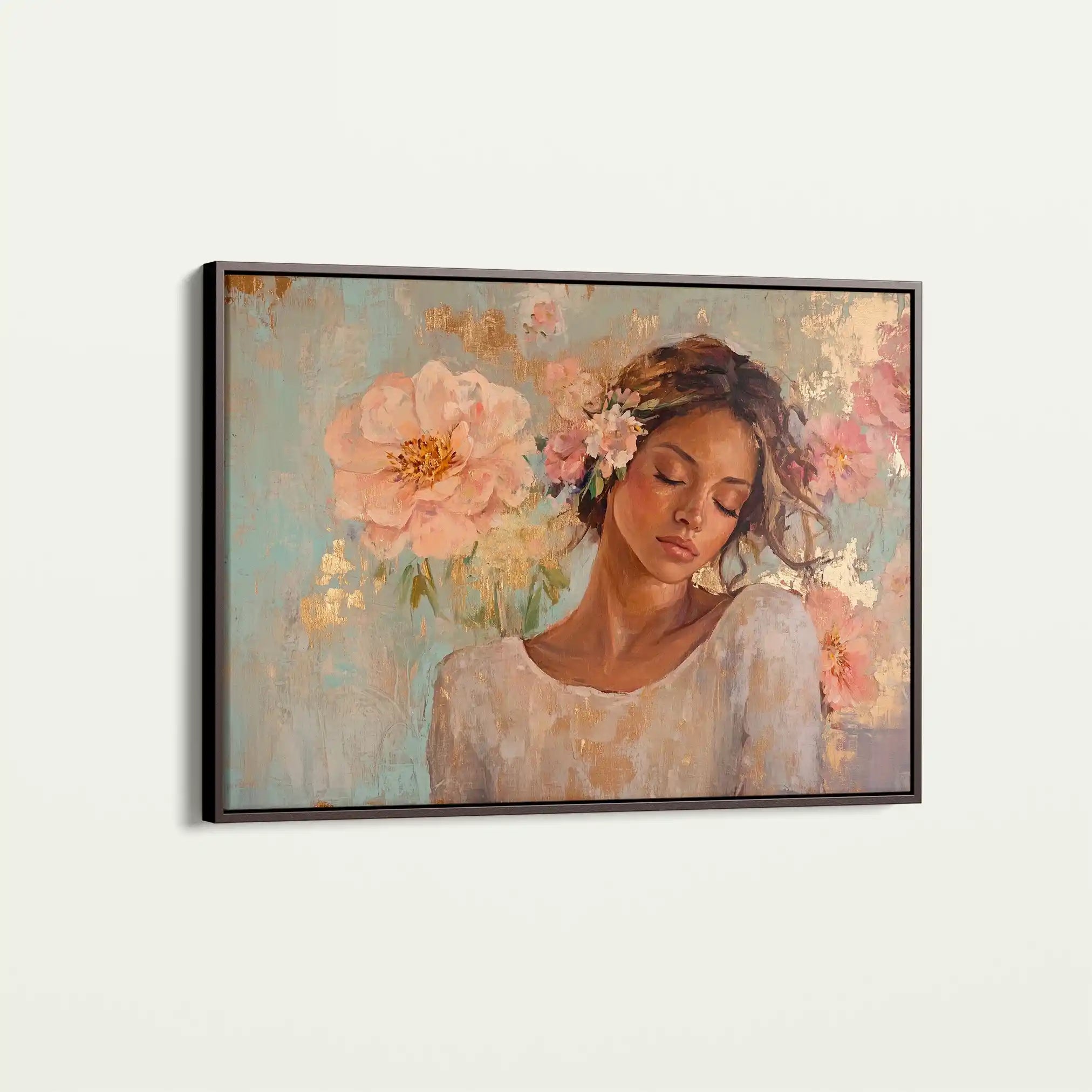 Portrait 179 Canvas Art 90 x 60 cm / Stretched on hidden frame