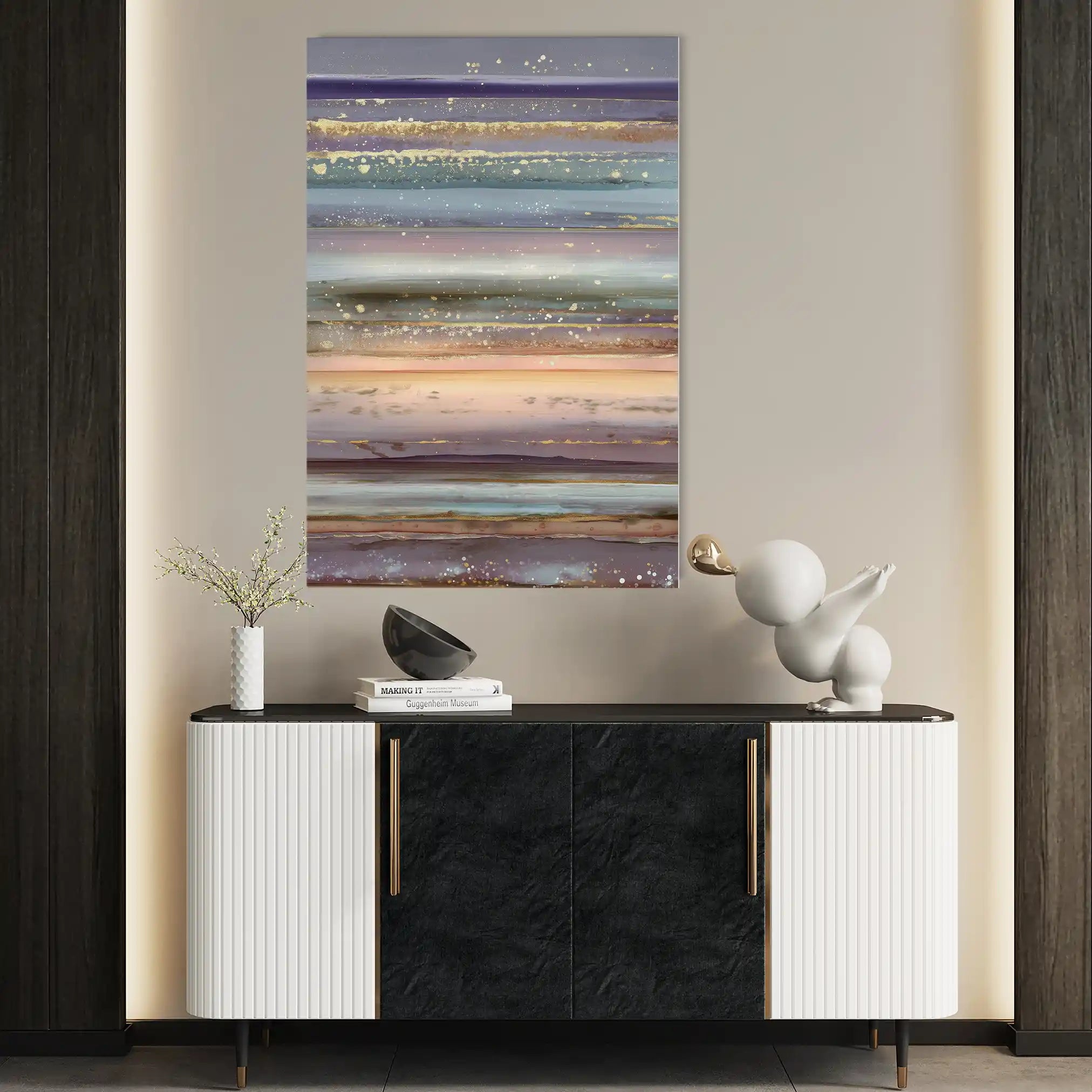 Abstract 1798 Canvas Art 60 x 40 cm / Stretched on hidden frame